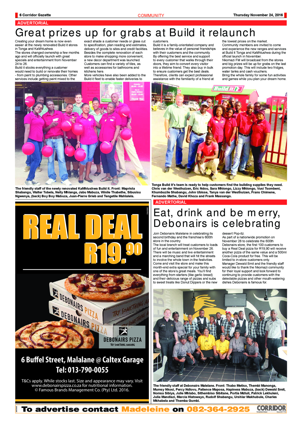 Corridor Gazette 24 November 2016 page 6