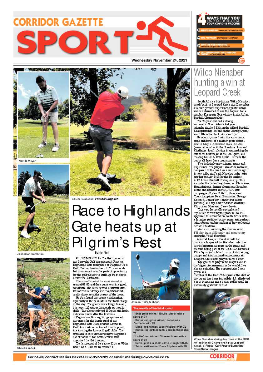 Corridor Gazette 24 November 2021 page 8