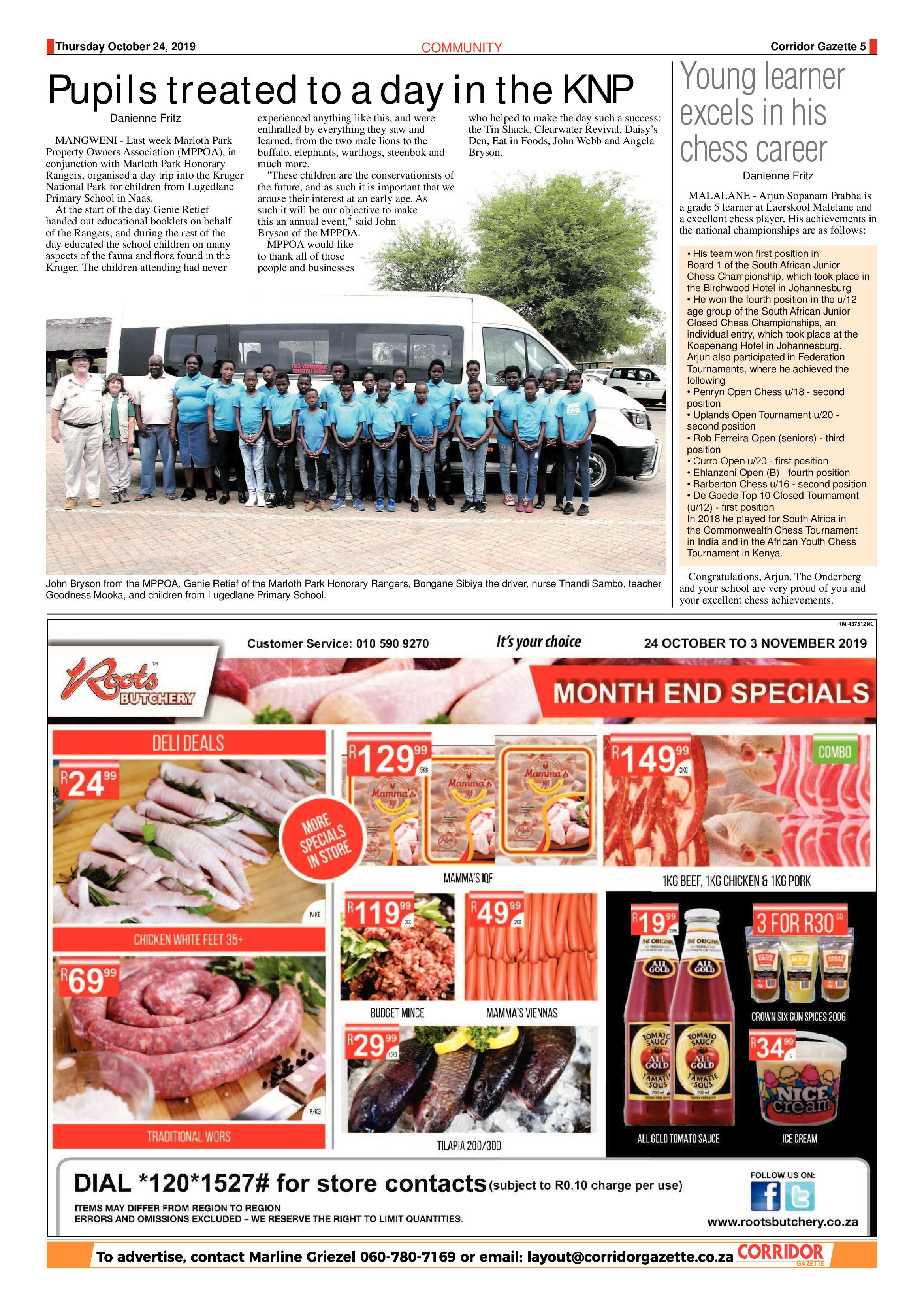 Corridor Gazette 24 October 2019 page 5