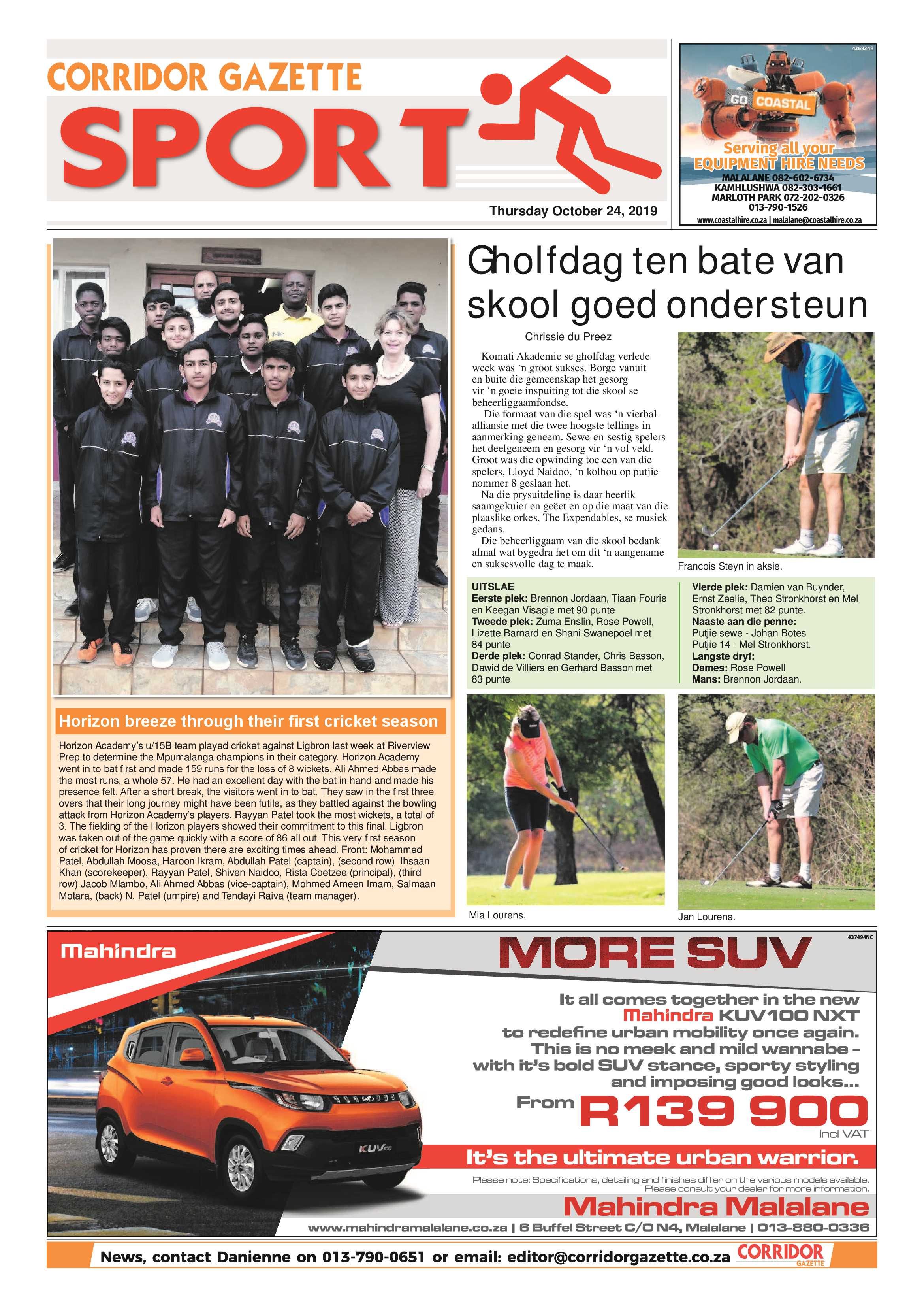 Corridor Gazette 24 October 2019 page 8