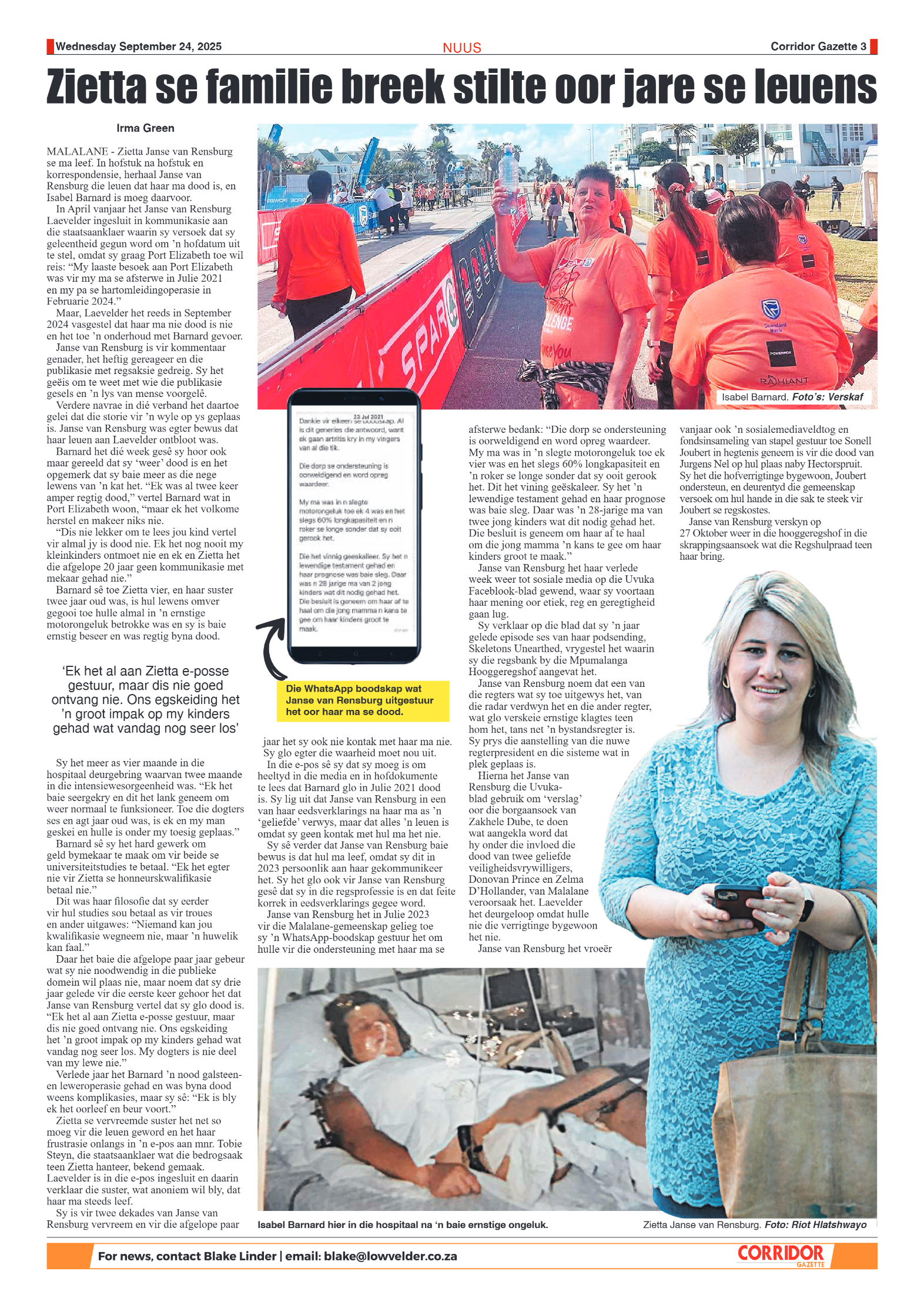 Corridor Gazette 24 September 2025 page 3