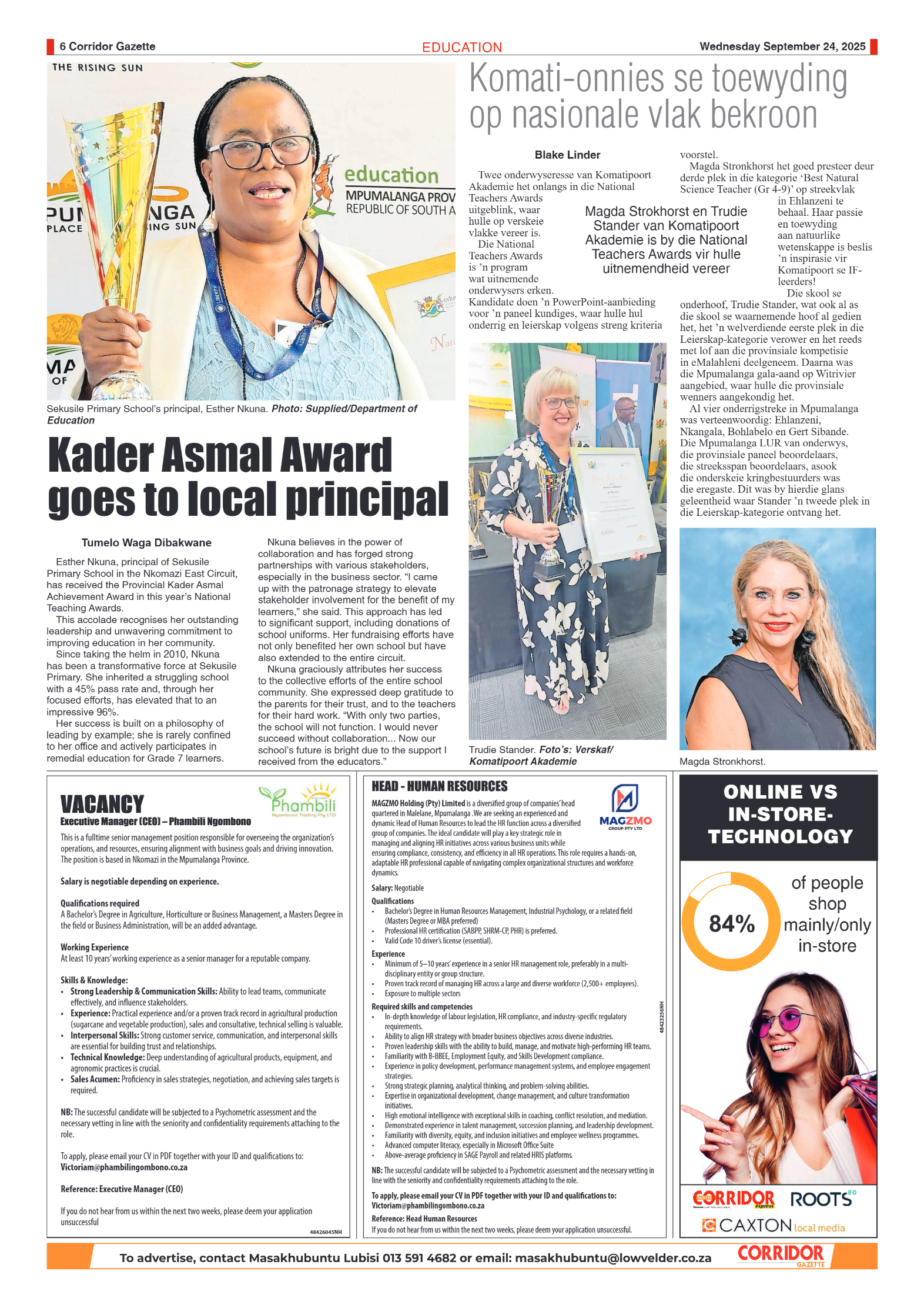 Corridor Gazette 24 September 2025 page 6