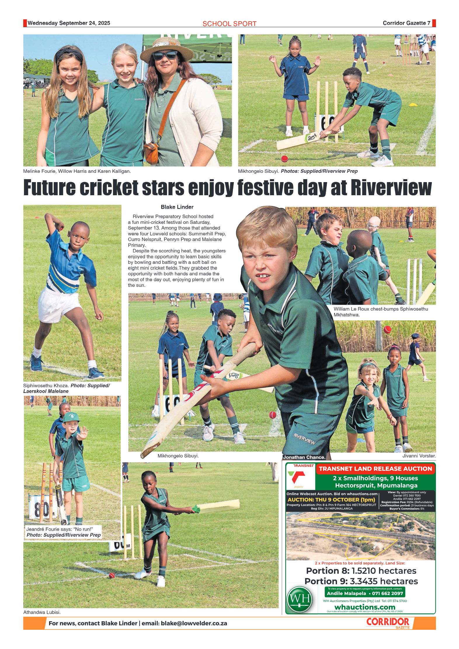 Corridor Gazette 24 September 2025 page 7