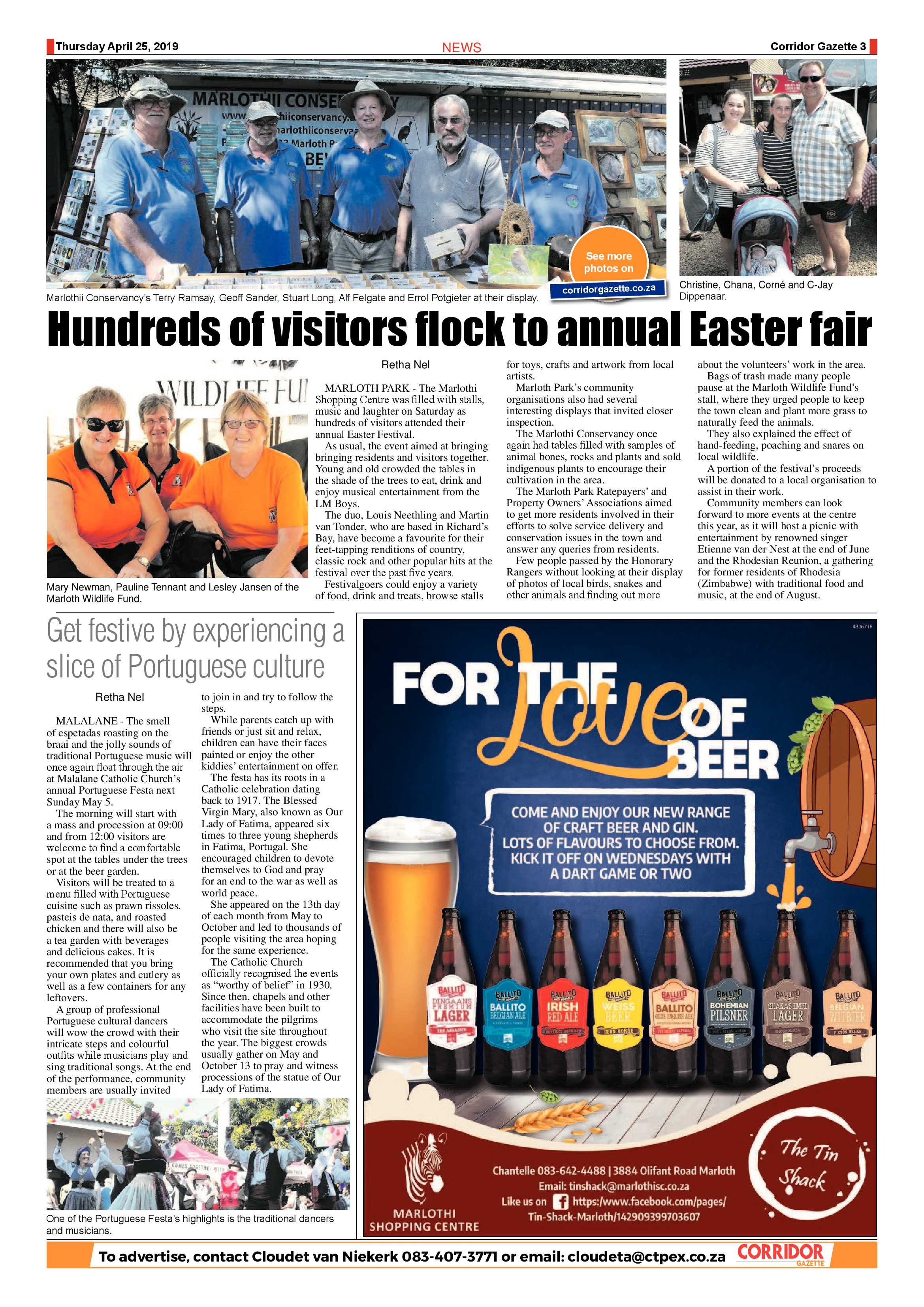 Corridor Gazette 25 April 2019 page 3