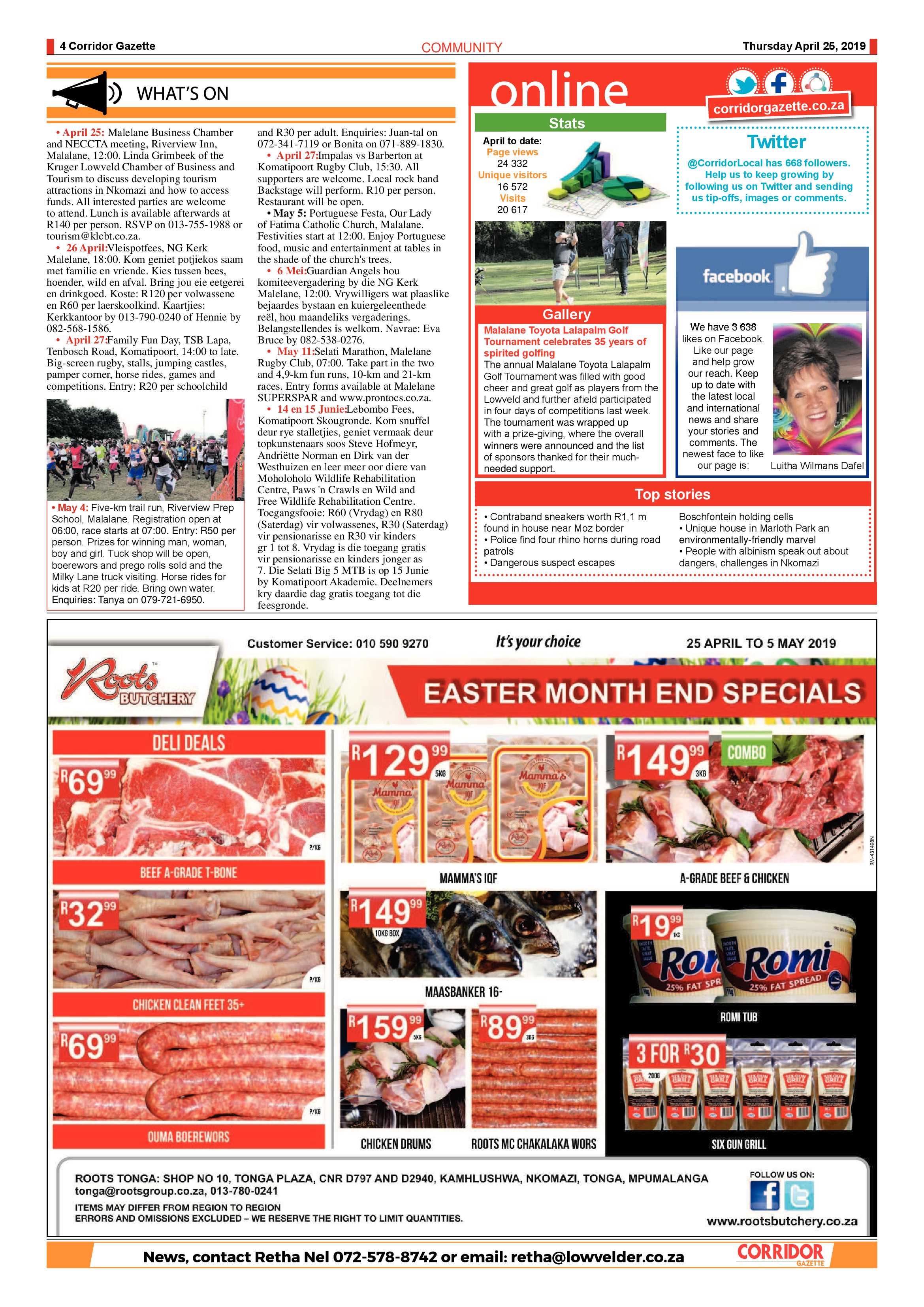 Corridor Gazette 25 April 2019 page 4