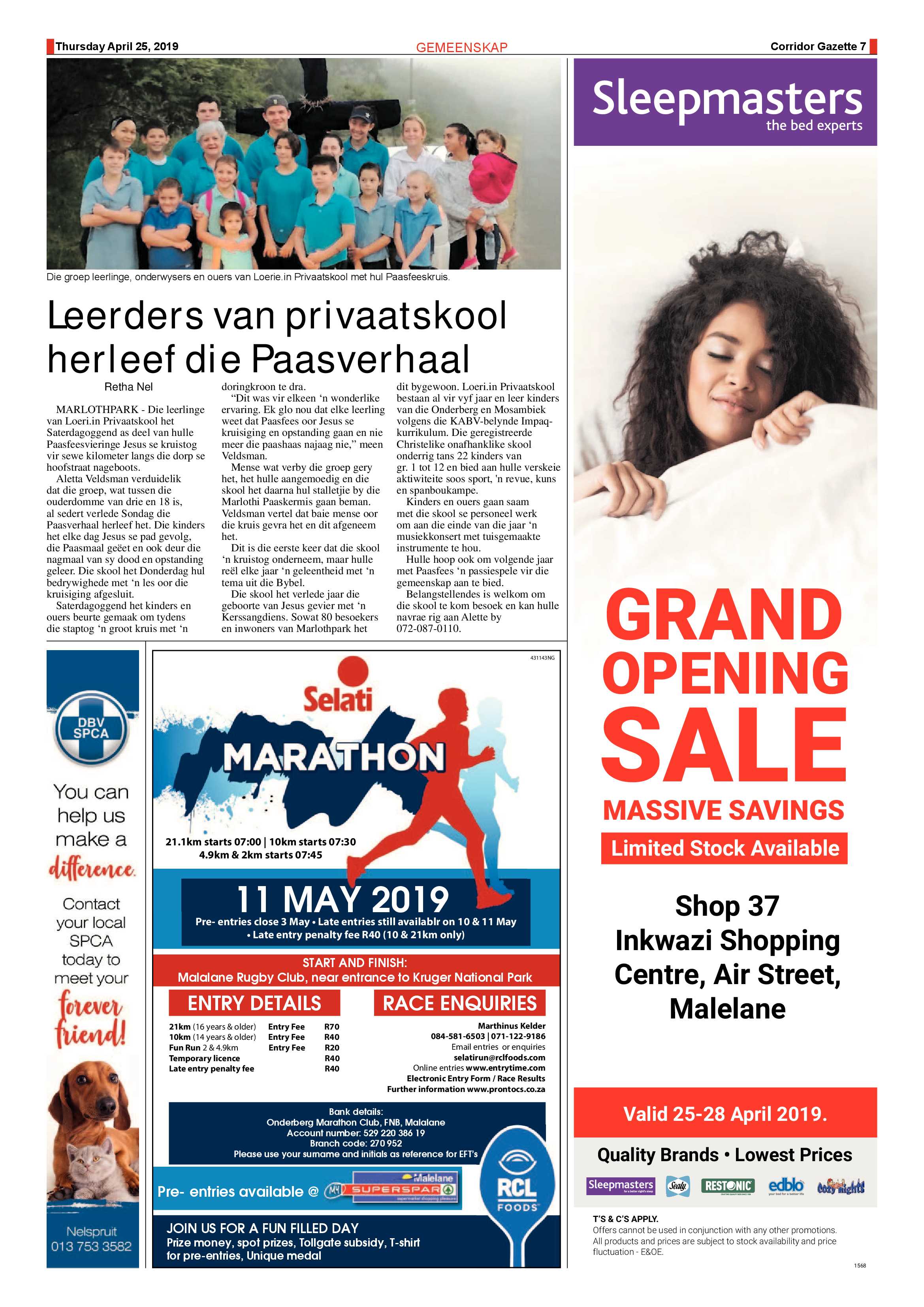 Corridor Gazette 25 April 2019 page 7