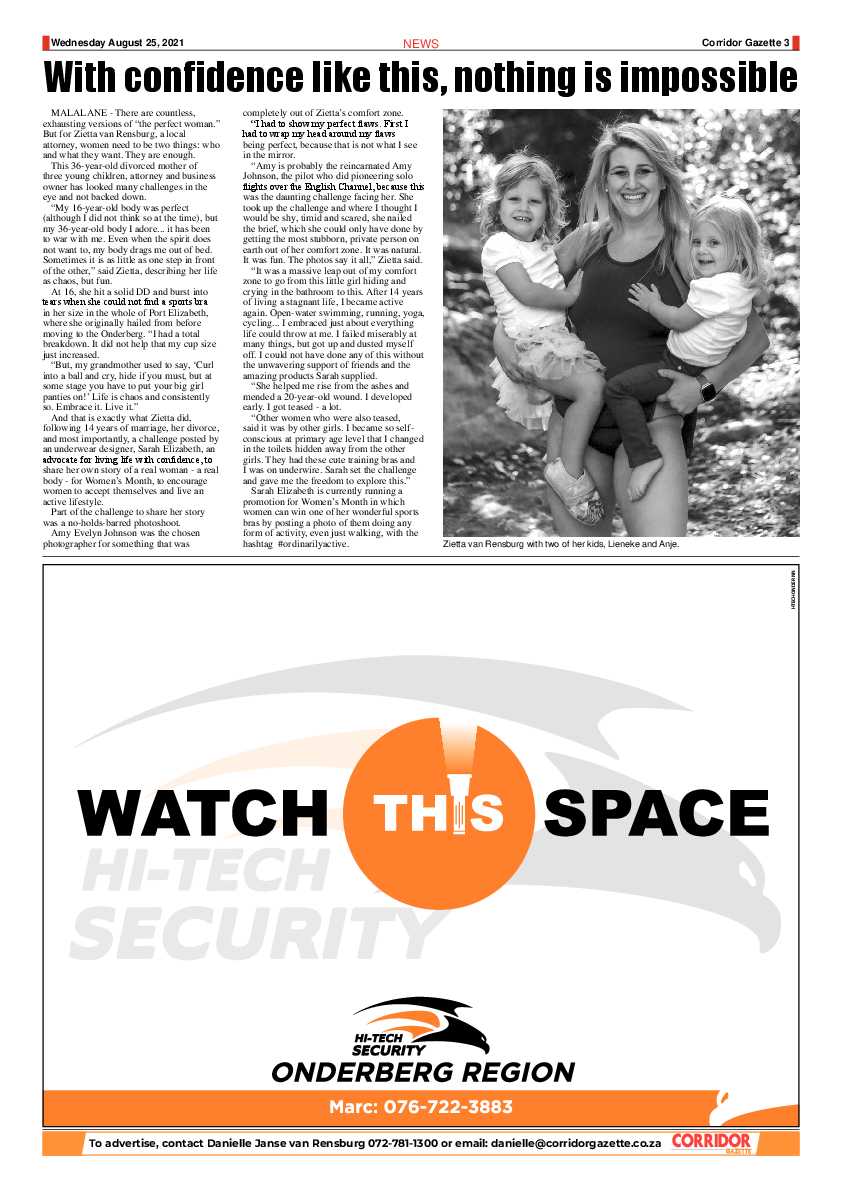 Corridor Gazette 25 August 2021 page 3