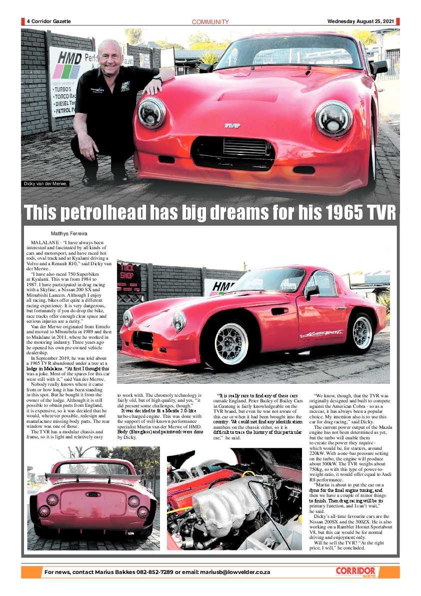Corridor Gazette 25 August 2021 page 4