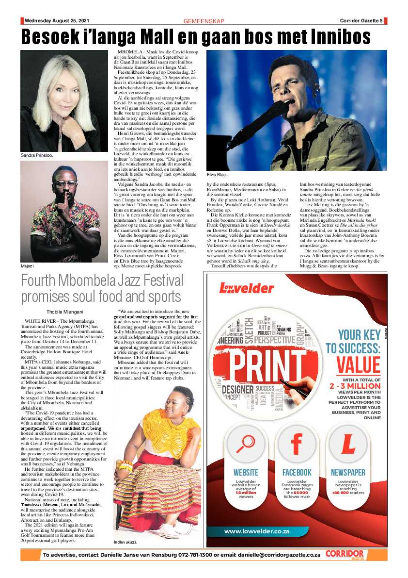 Corridor Gazette 25 August 2021 page 5