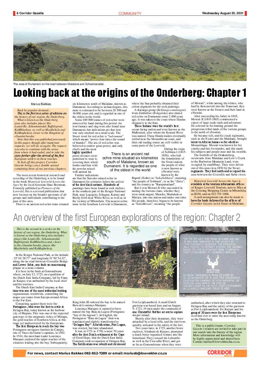 Corridor Gazette 25 August 2021 page 6