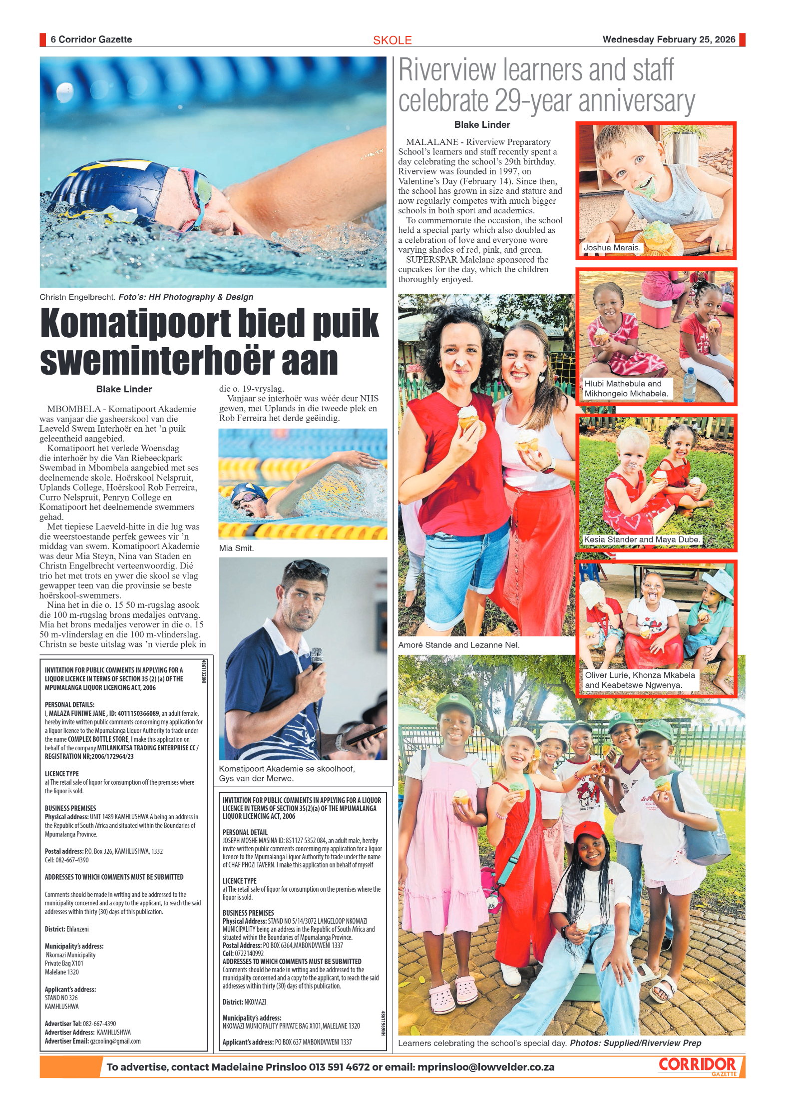 Corridor Gazette 25 February 2026 page 6