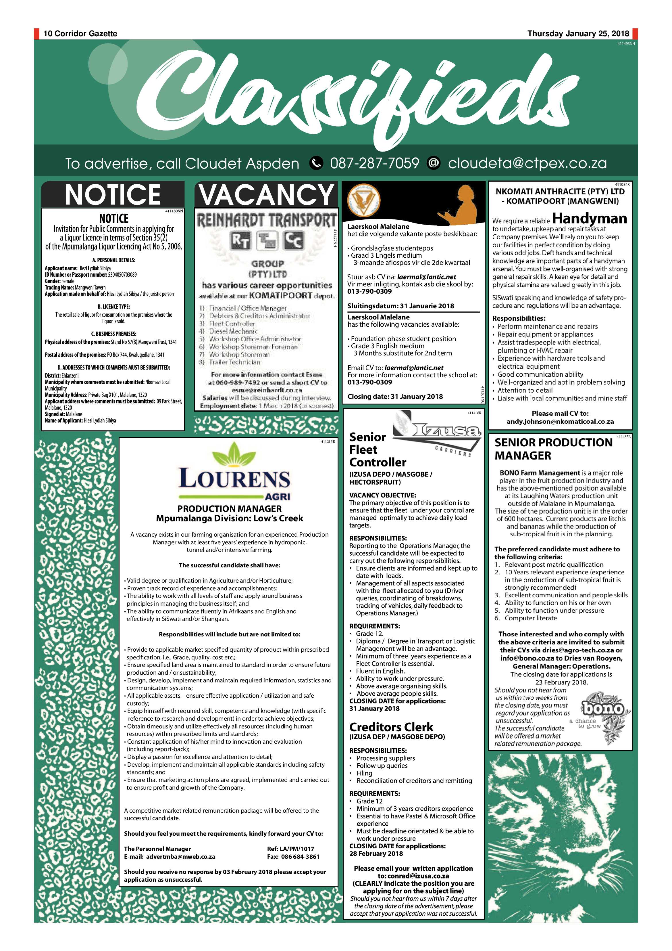 Corridor Gazette 25 January 2017 page 10