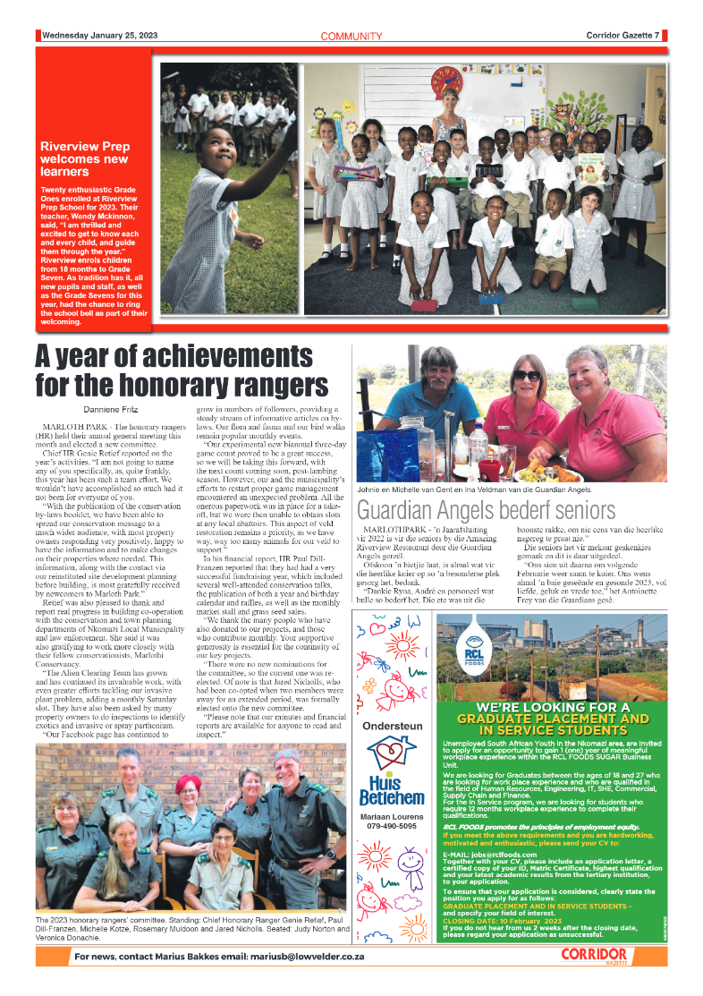 Corridor Gazette 25 January 2023 page 7