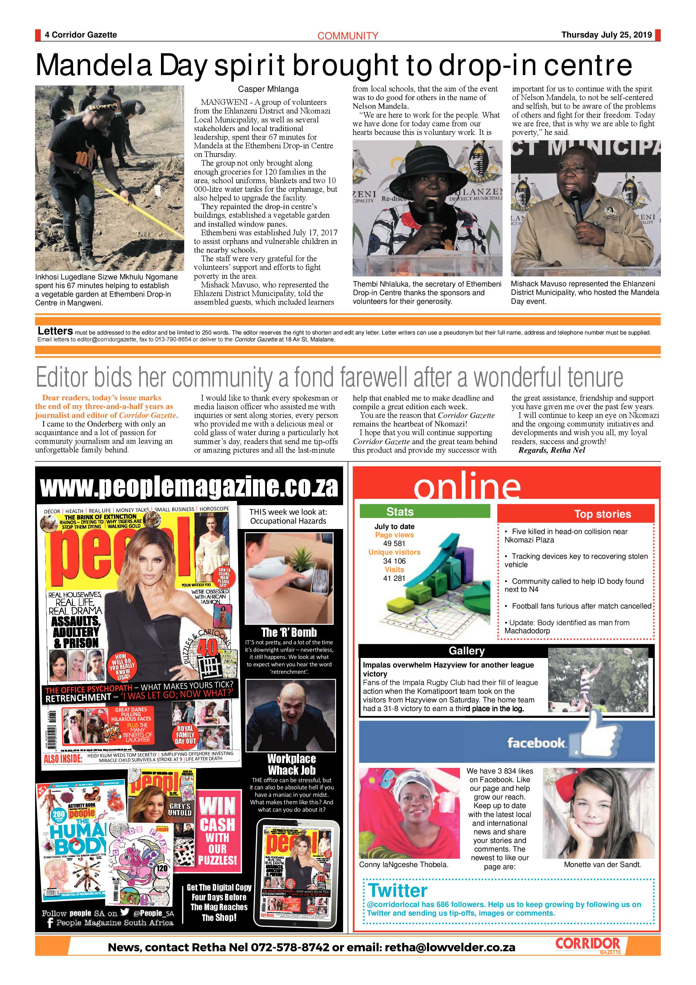 Corridor Gazette 25 July 2019 page 4