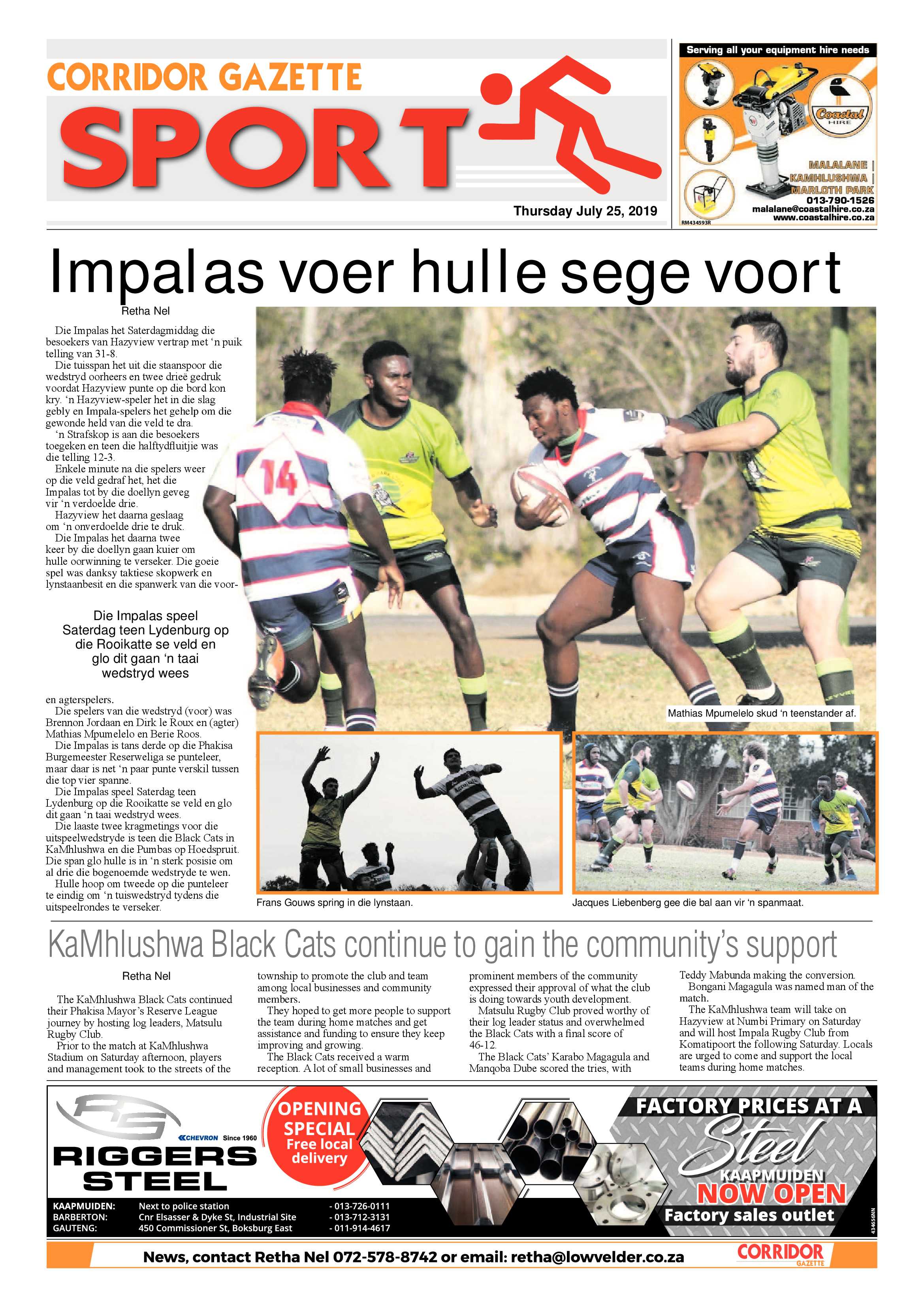 Corridor Gazette 25 July 2019 page 8
