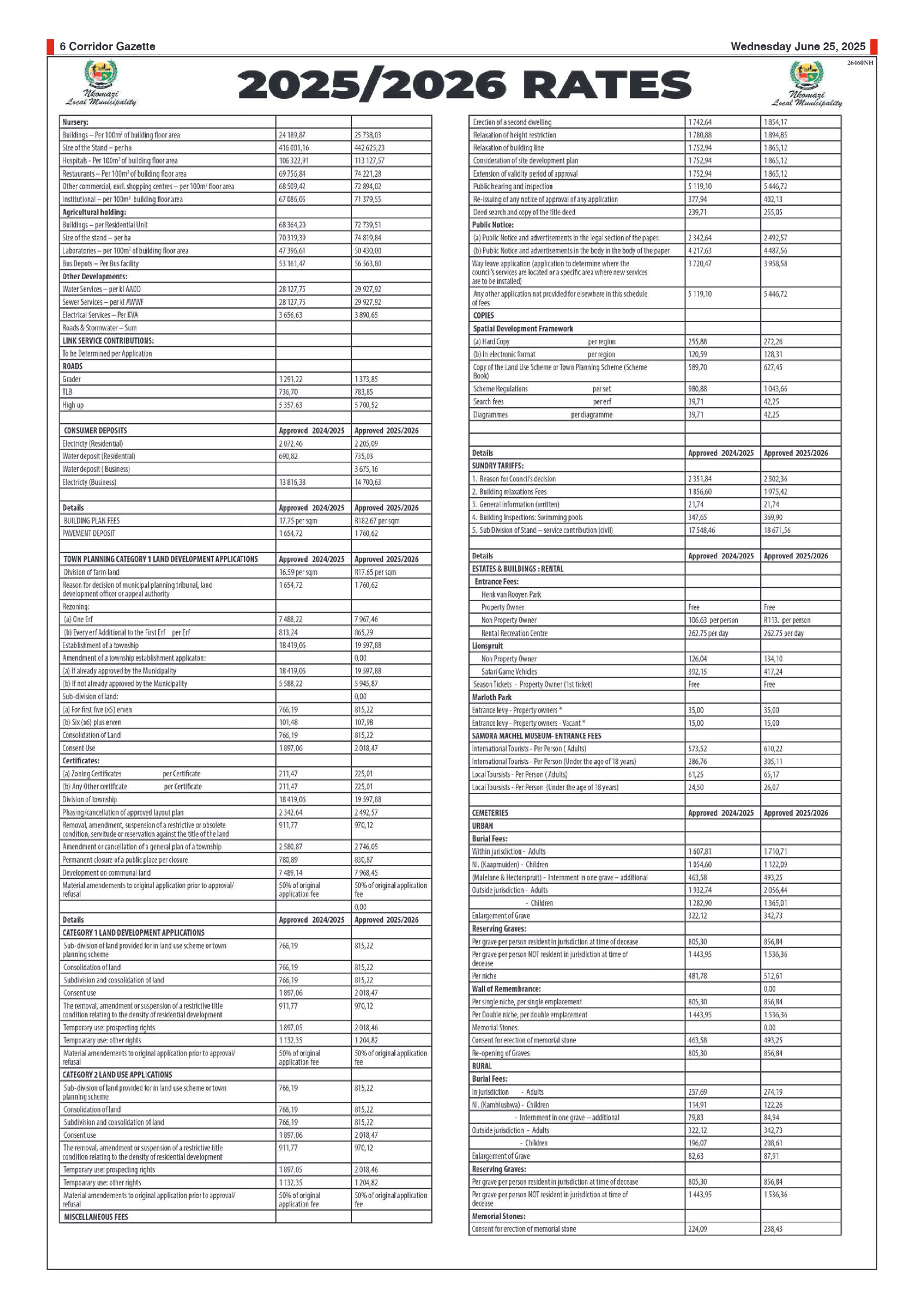 Corridor Gazette 25 June 2025 page 6
