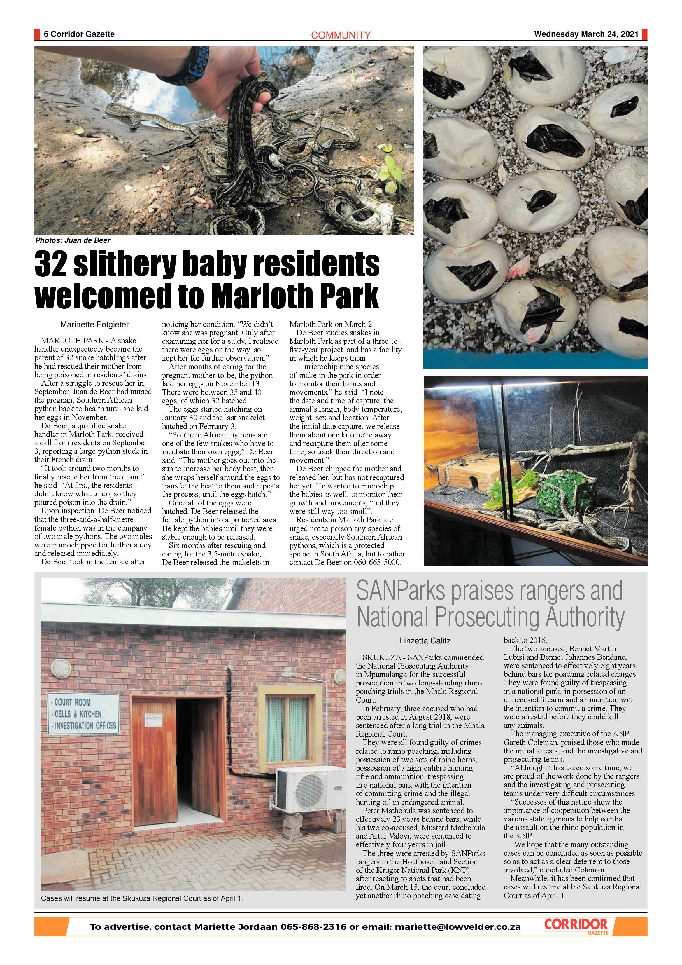 Corridor Gazette 25 March 2021 page 6