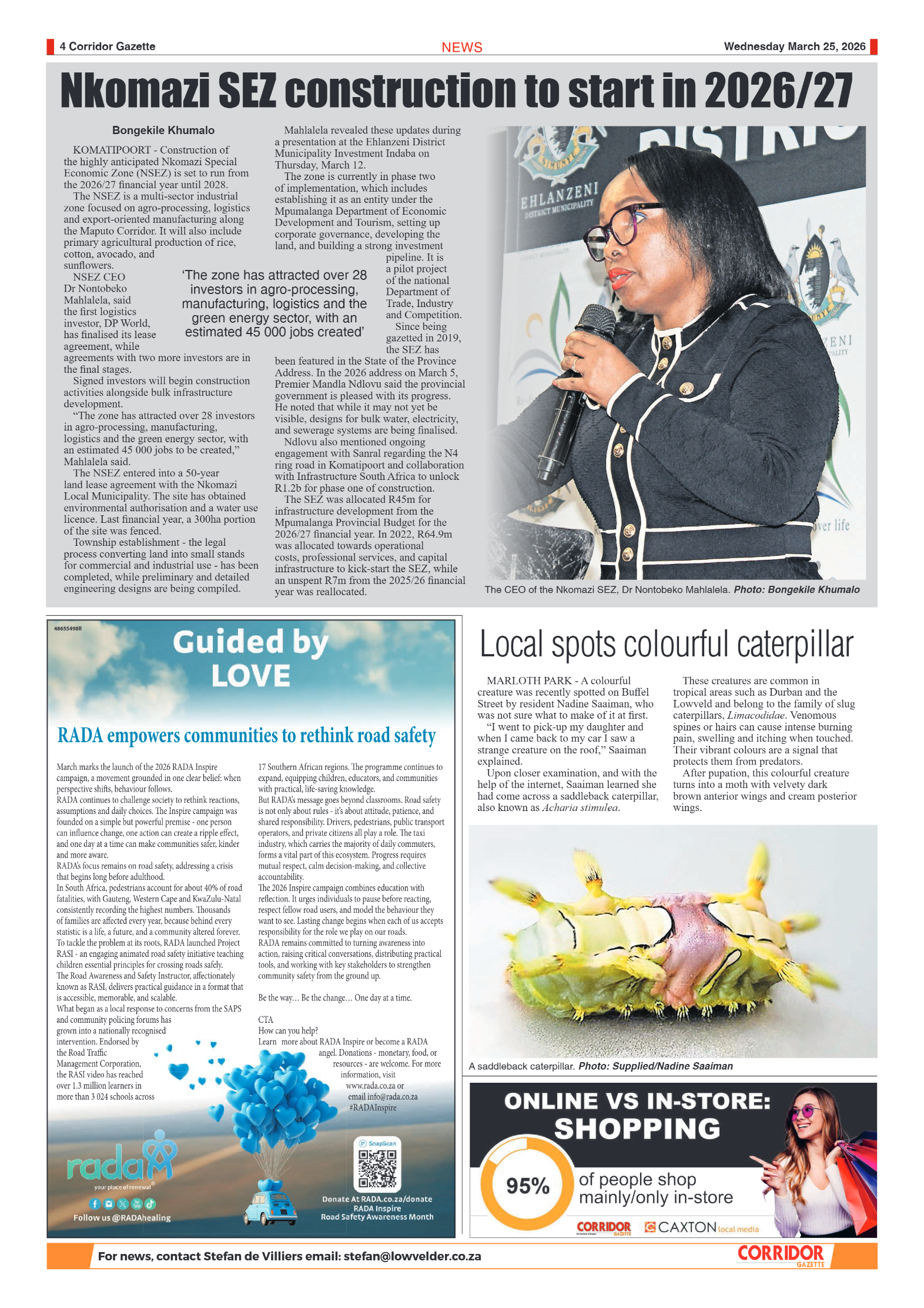 Corridor Gazette 25 March 2026 page 4