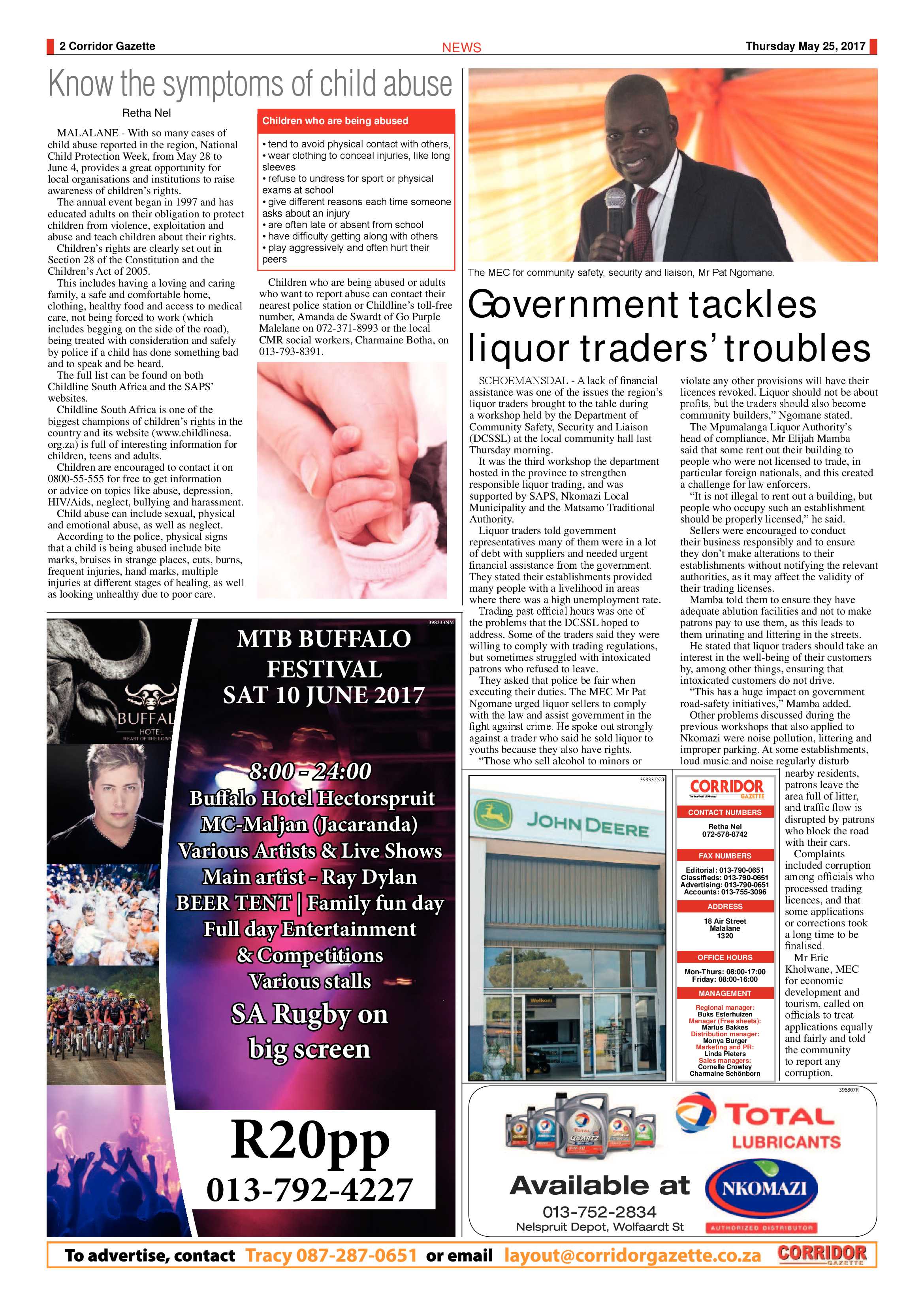 Corridor Gazette 25 May 2017 page 2