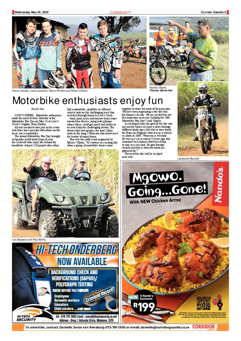 Corridor Gazette 25 May 2022 page 5
