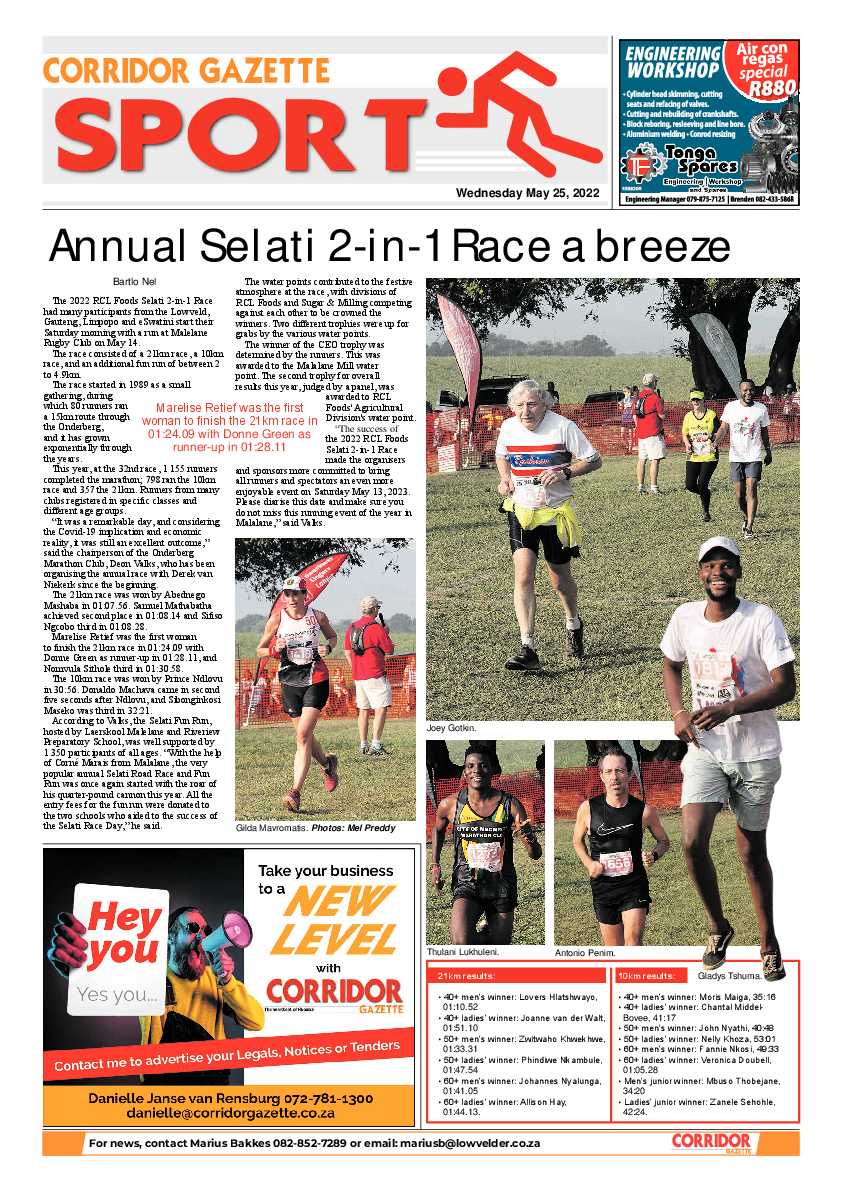 Corridor Gazette 25 May 2022 page 8