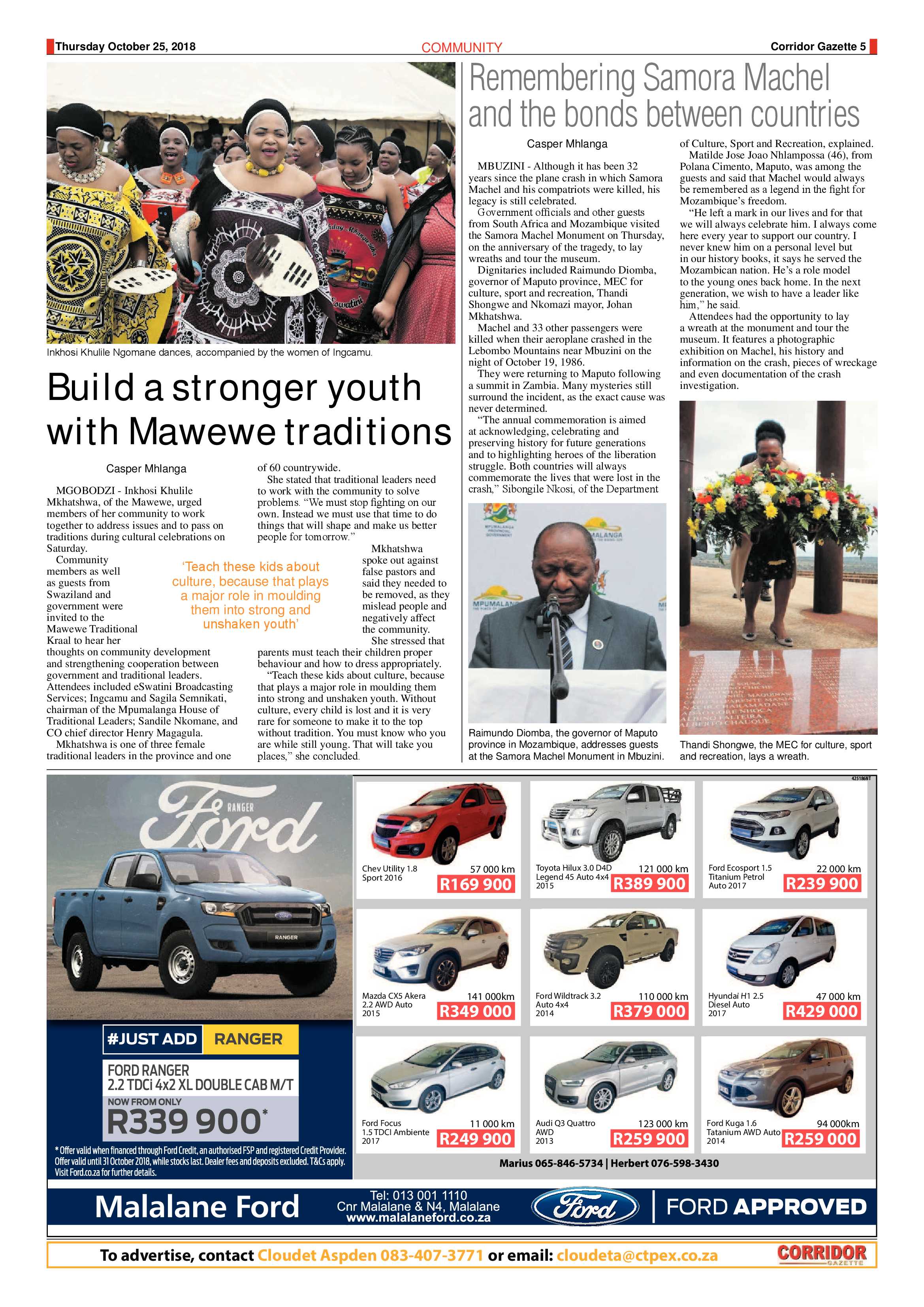 Corridor Gazette 25 October 2018 page 5