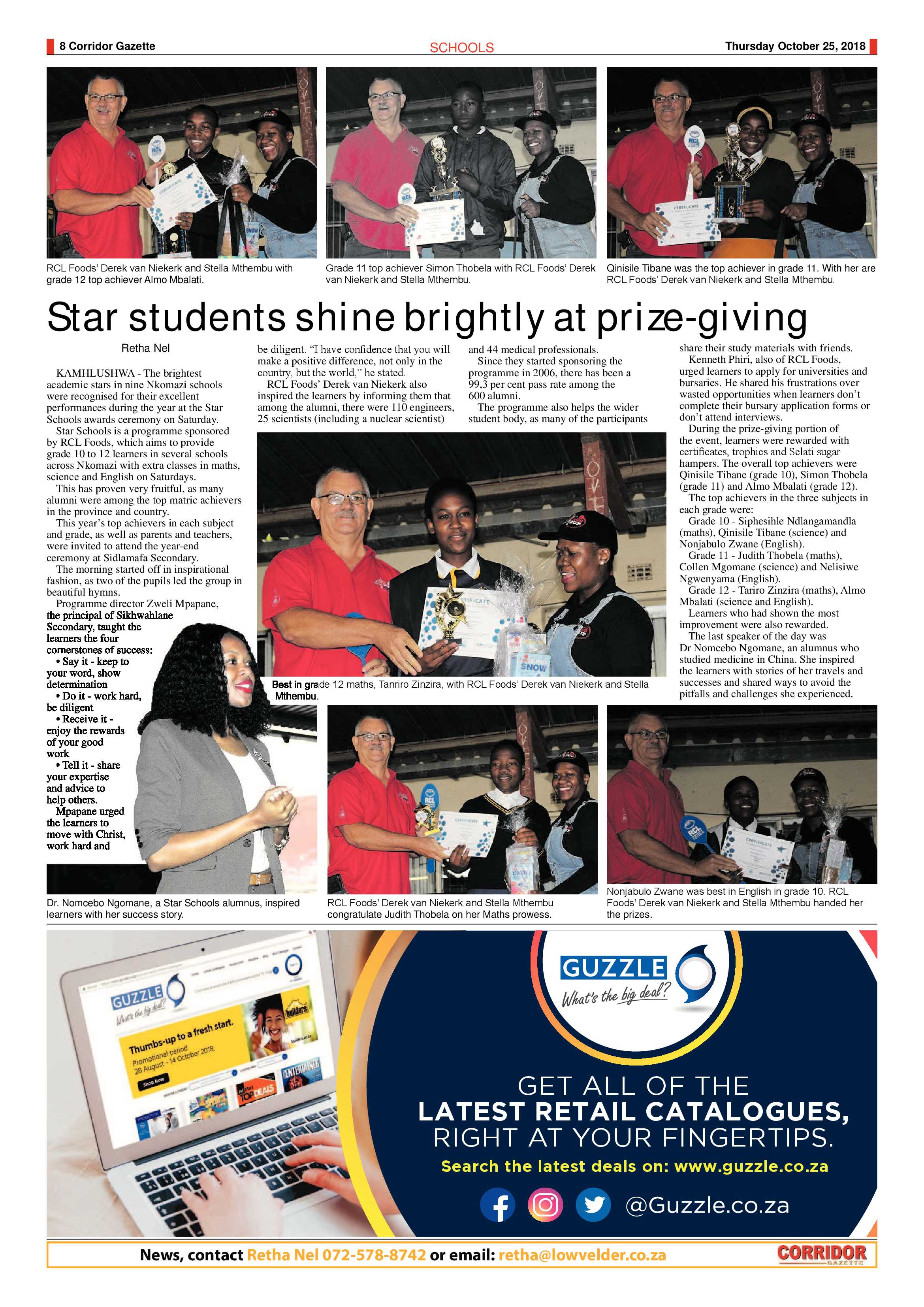 Corridor Gazette 25 October 2018 page 8