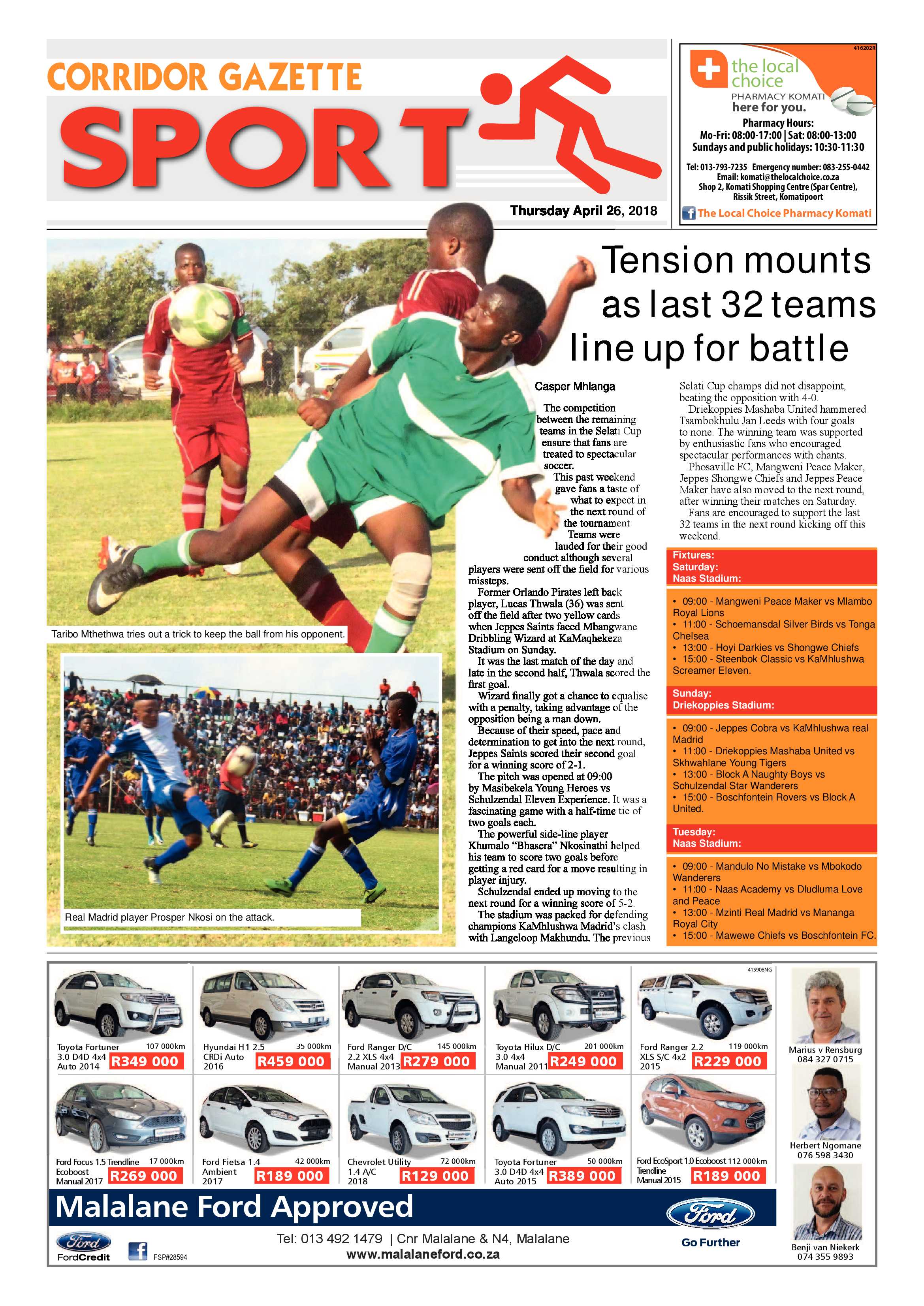 Corridor Gazette 26 April 2018 page 12