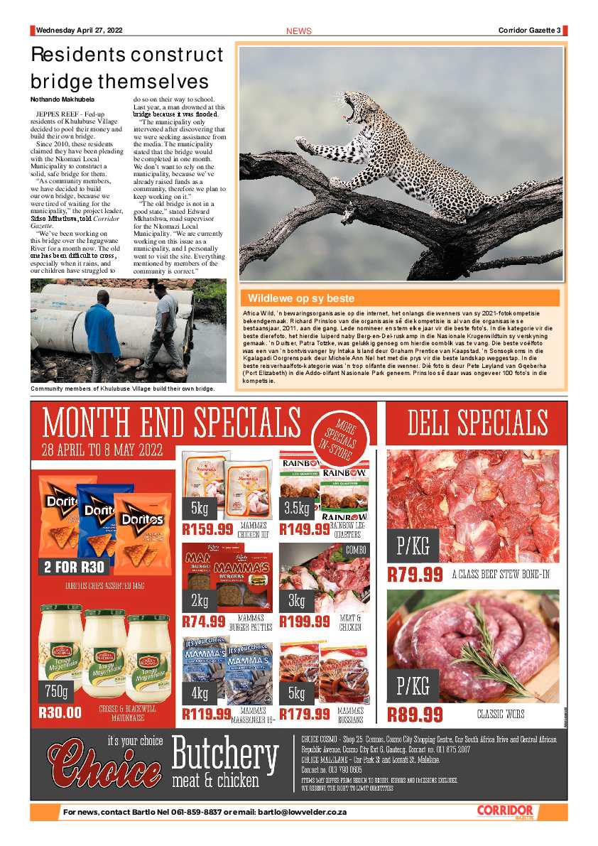 Corridor Gazette 27 April 2022 page 3