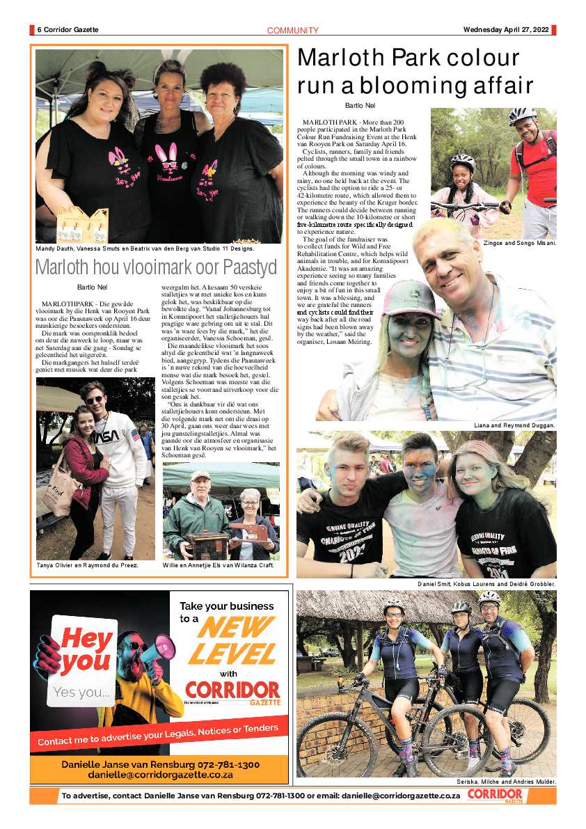 Corridor Gazette 27 April 2022 page 6