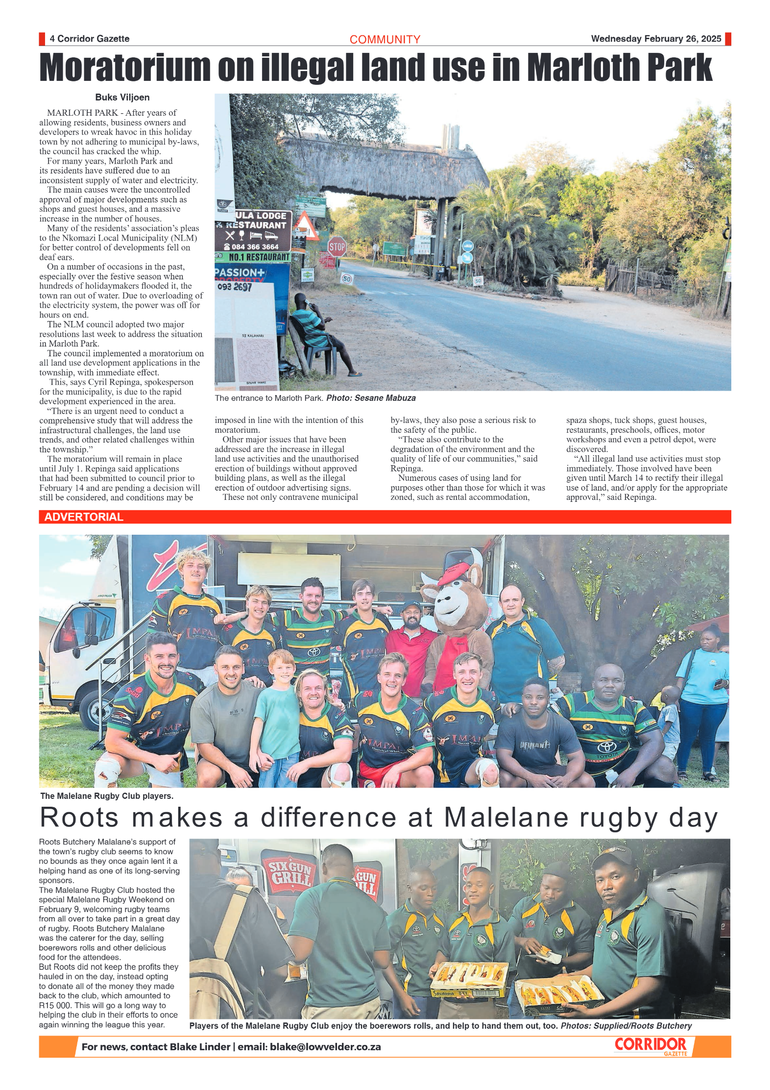 Corridor Gazette 26 February 2025 page 4