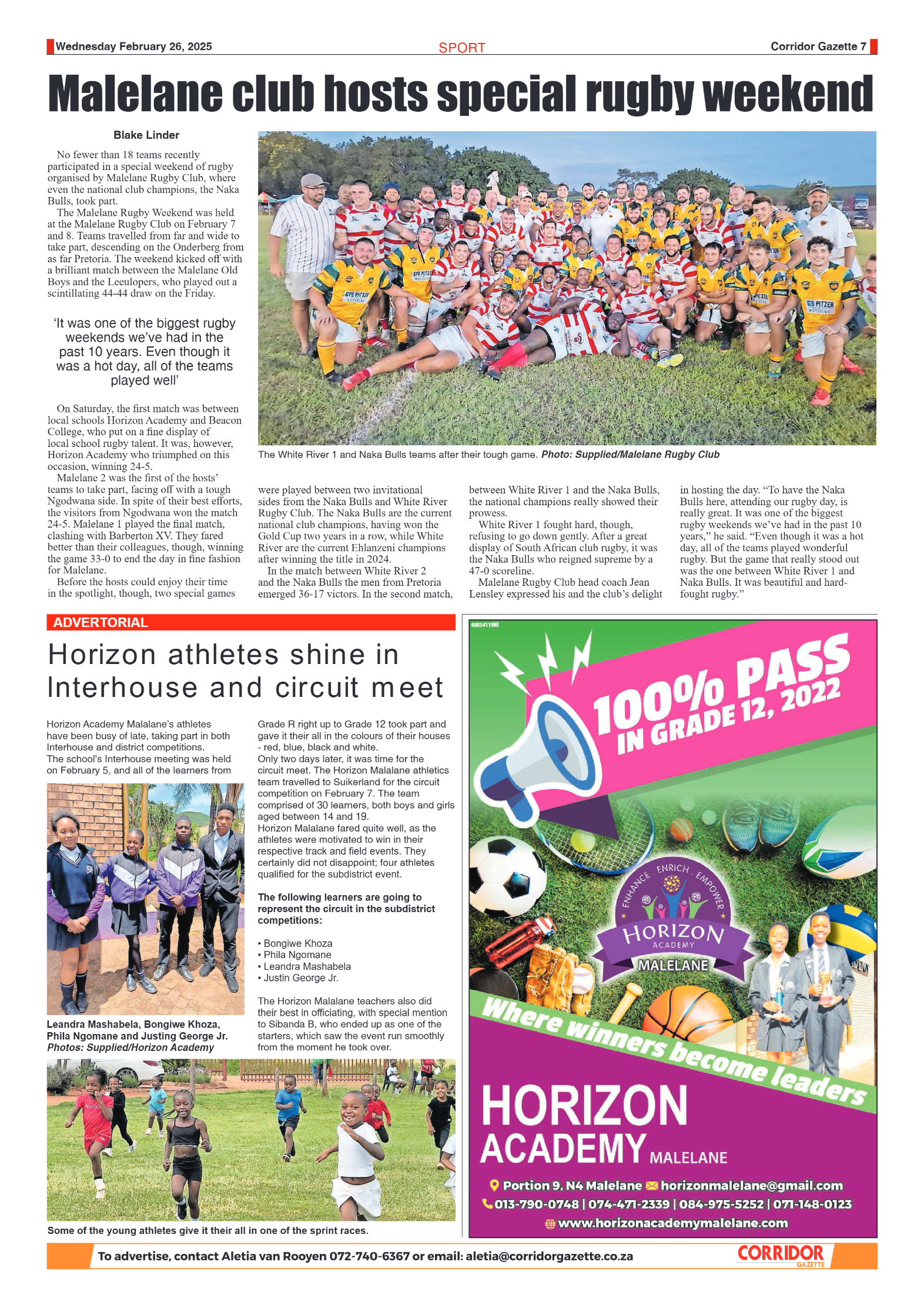 Corridor Gazette 26 February 2025 page 7