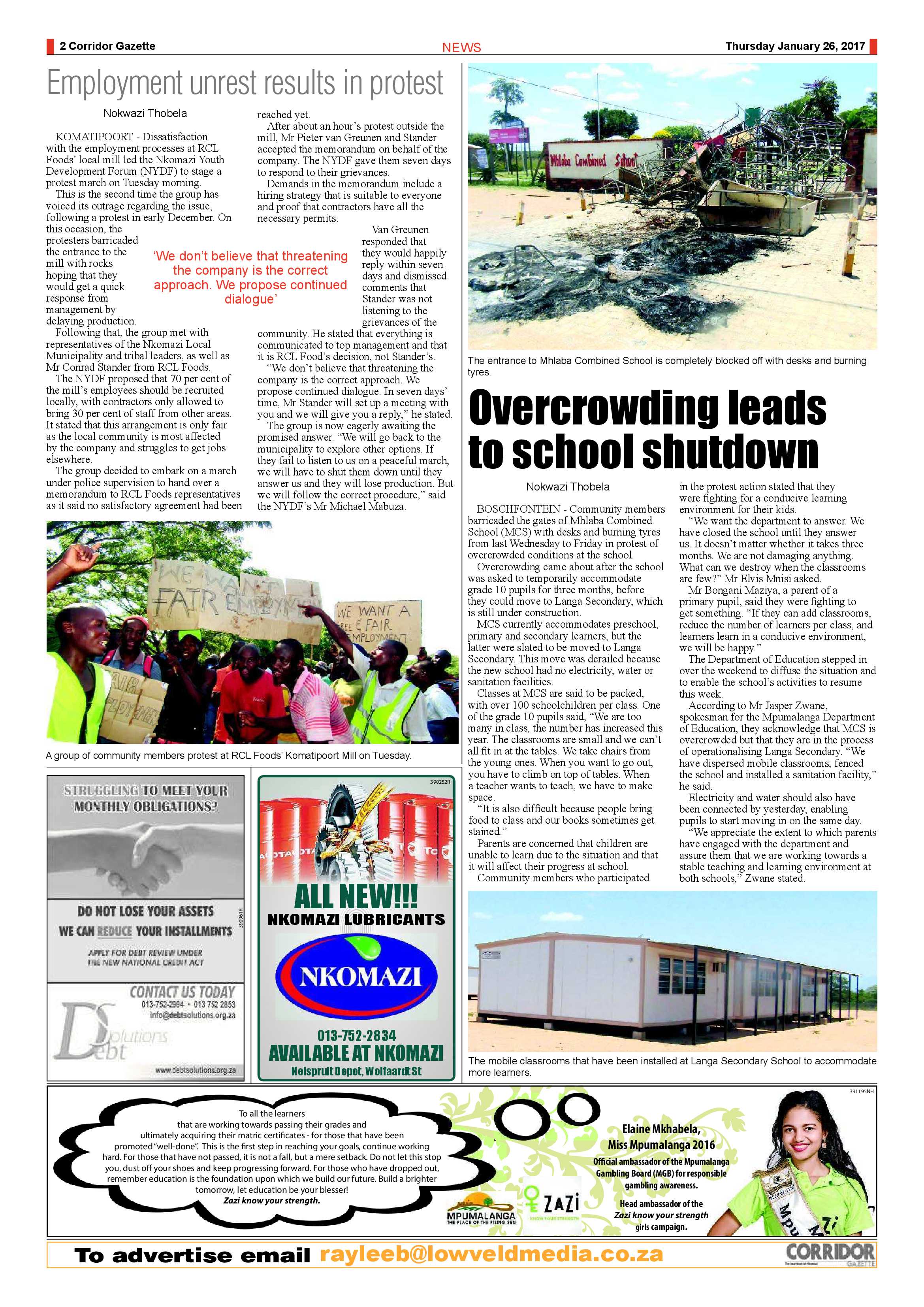 Corridor Gazette 26 January 2017 page 2