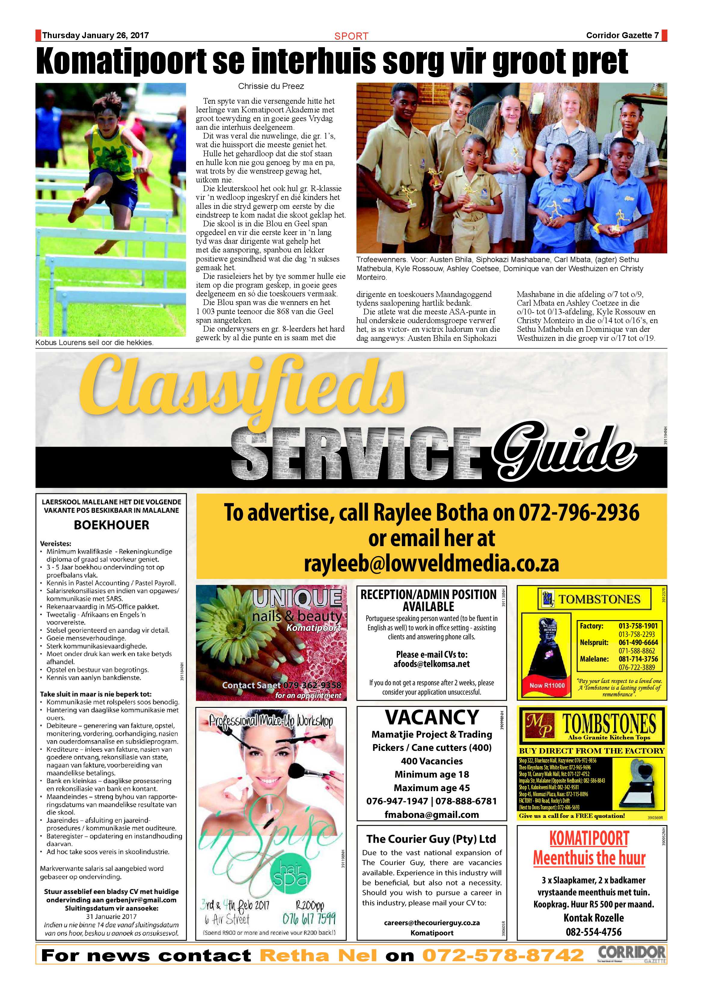 Corridor Gazette 26 January 2017 page 7