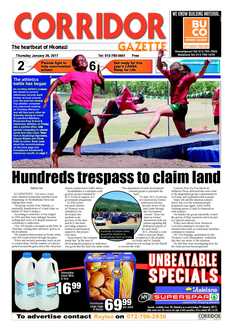 Corridor Gazette 26 January 2017