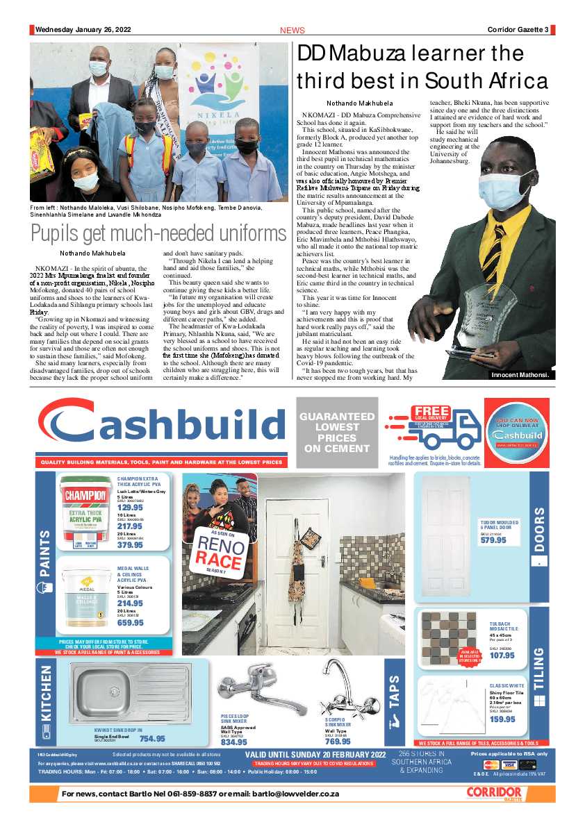 Corridor Gazette 26 January 2022 page 3