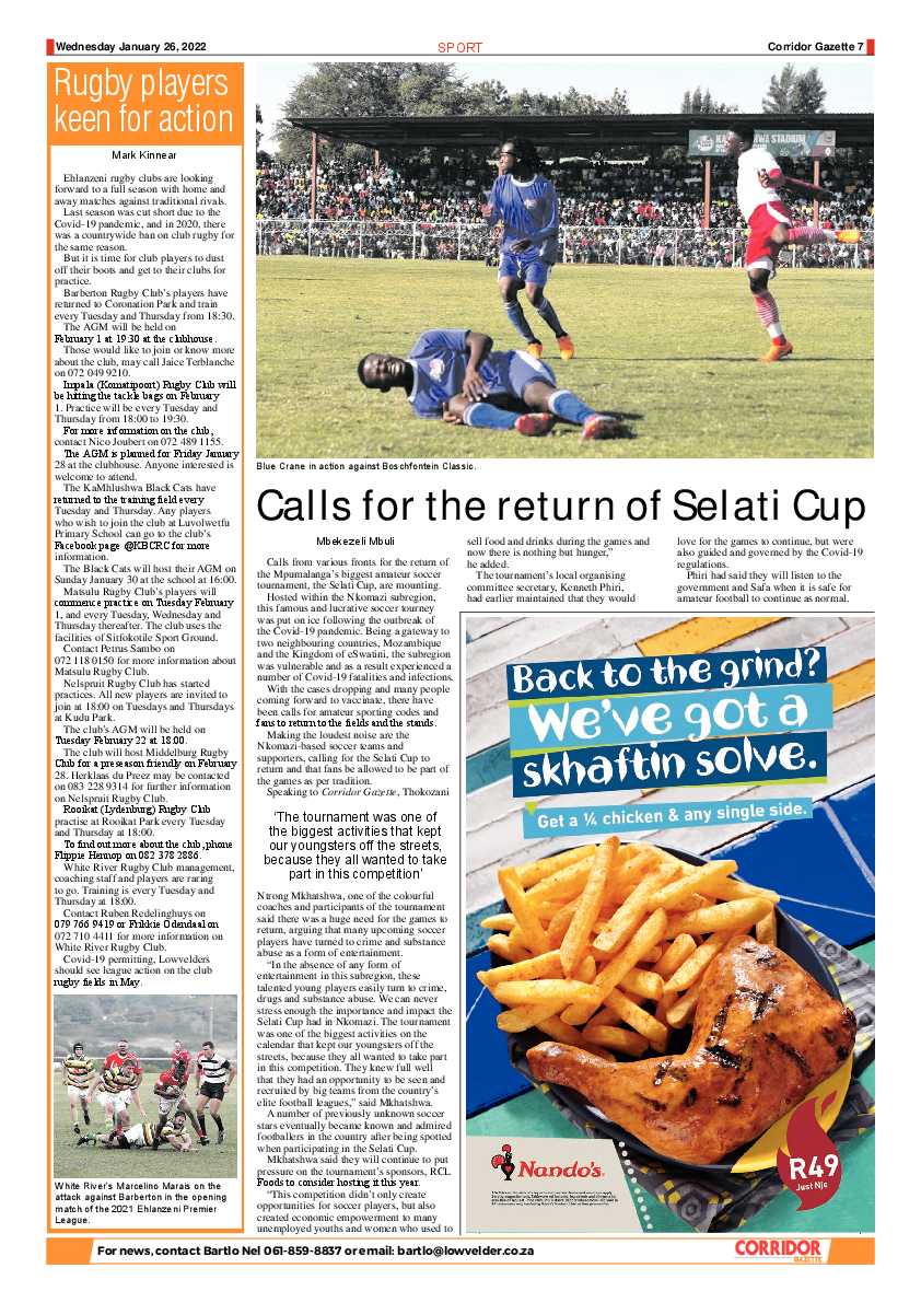 Corridor Gazette 26 January 2022 page 7