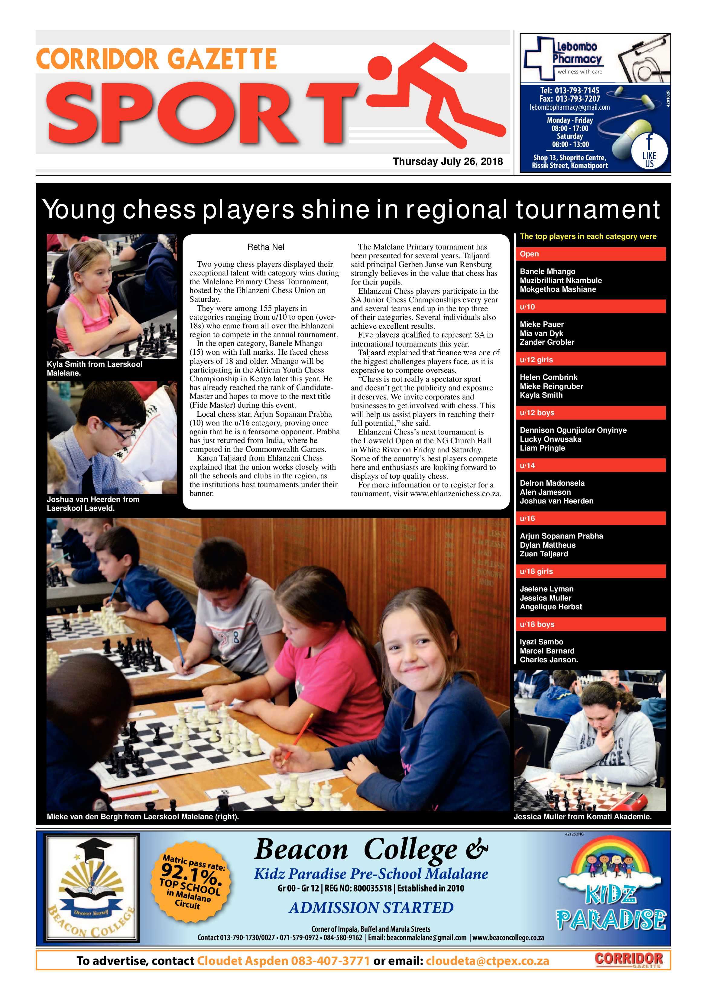 Corridor Gazette 26 July 2018 page 12