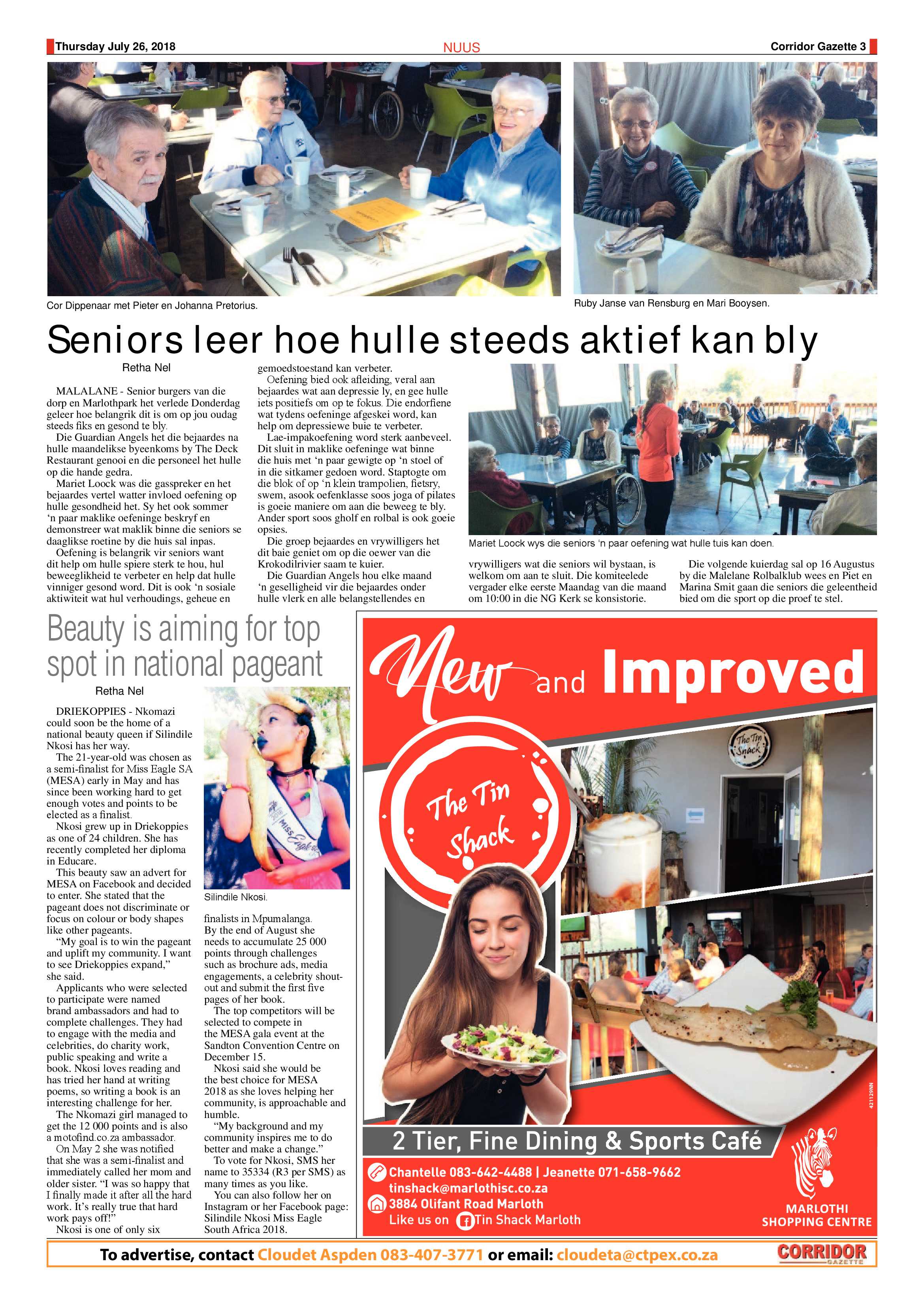 Corridor Gazette 26 July 2018 page 3