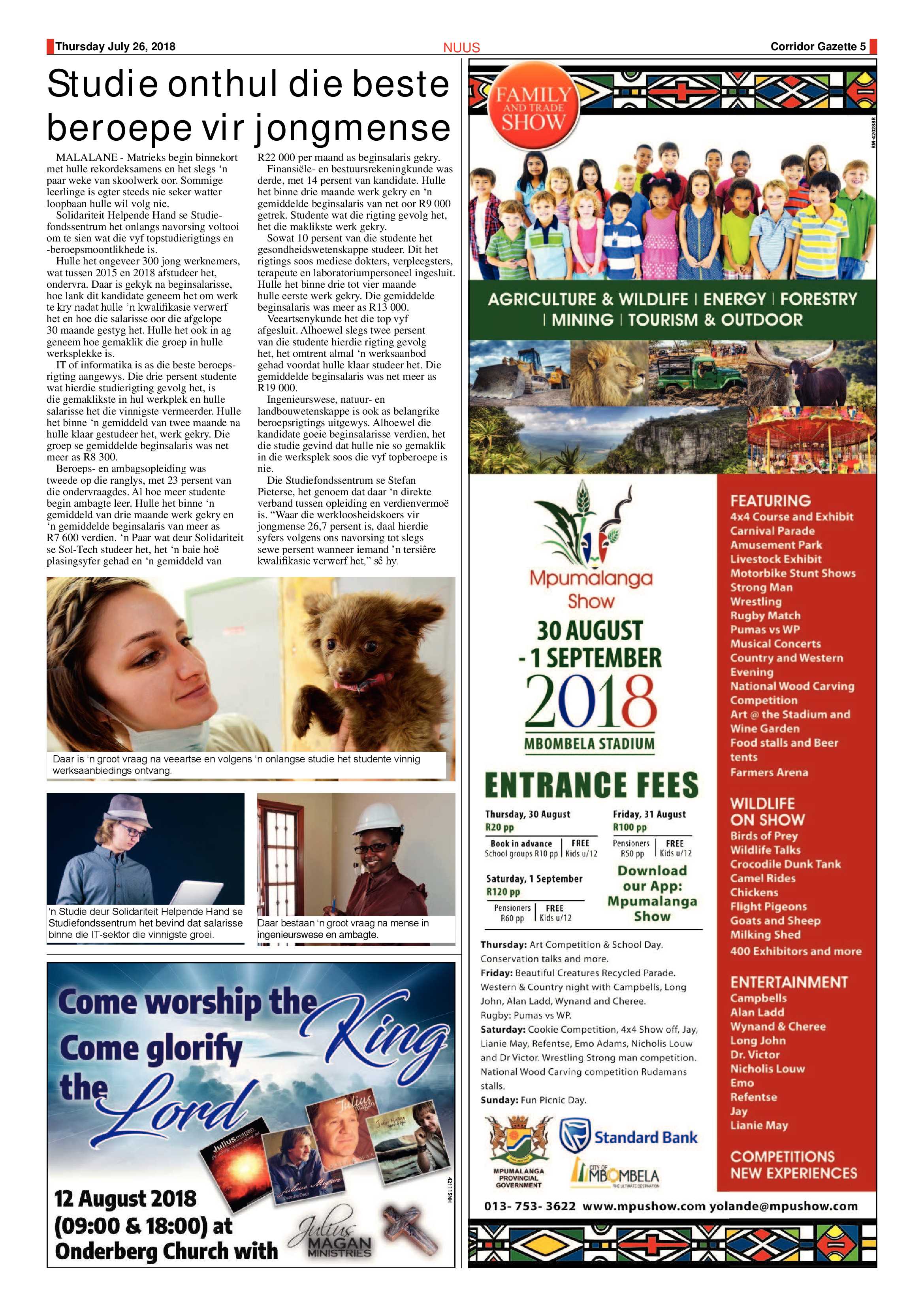 Corridor Gazette 26 July 2018 page 5