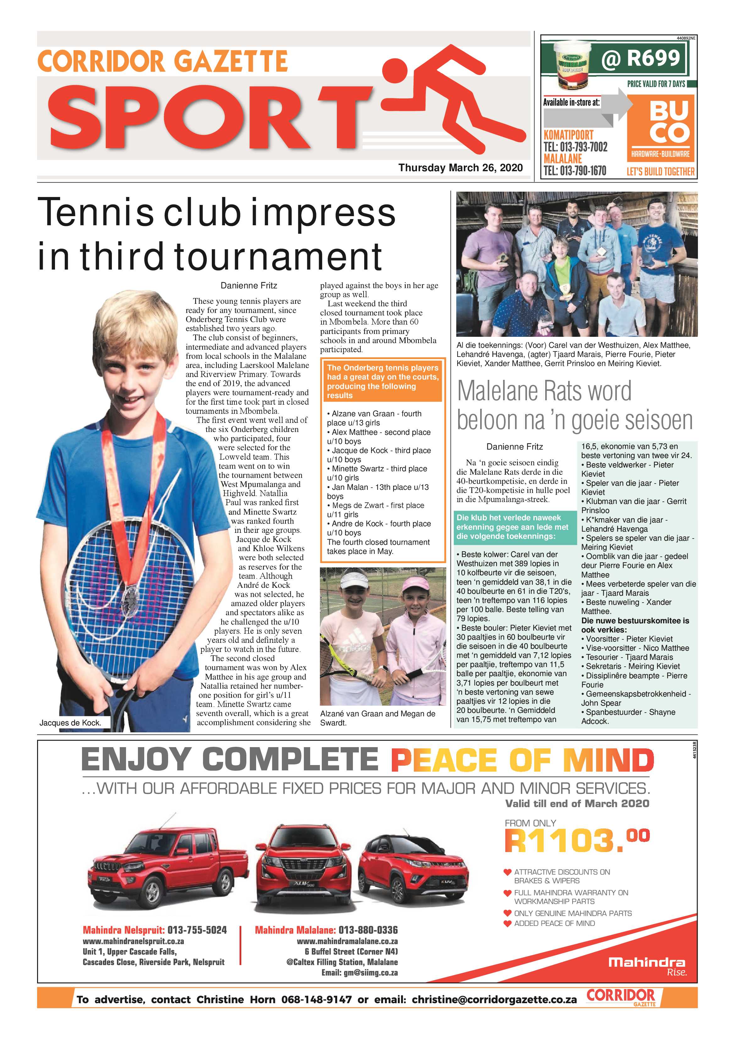 Corridor Gazette 26 March 2020 page 8