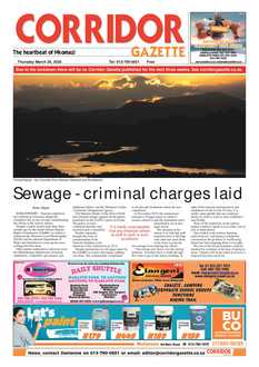 Corridor Gazette 26 March 2020