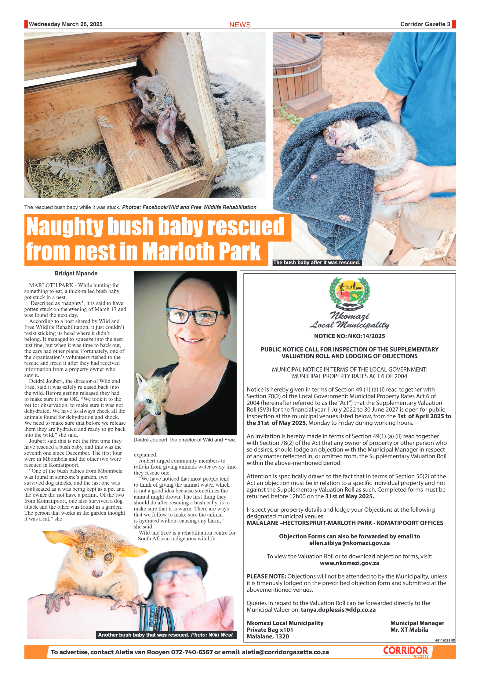 Corridor Gazette 26 March 2025 page 3