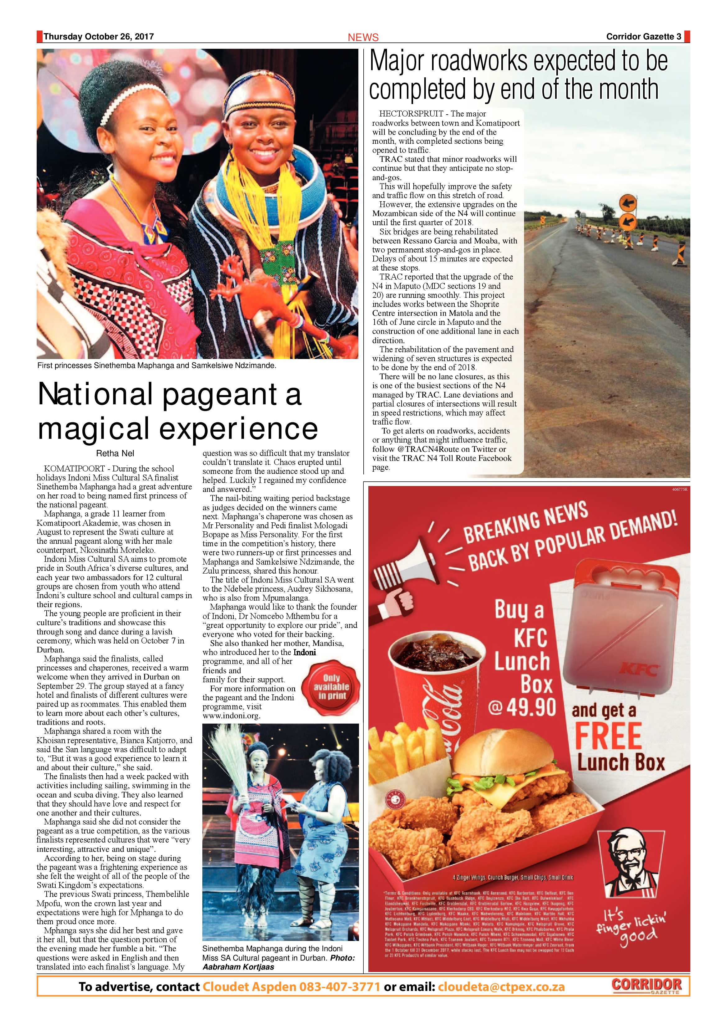 Corridor Gazette 26 October 2017 page 3