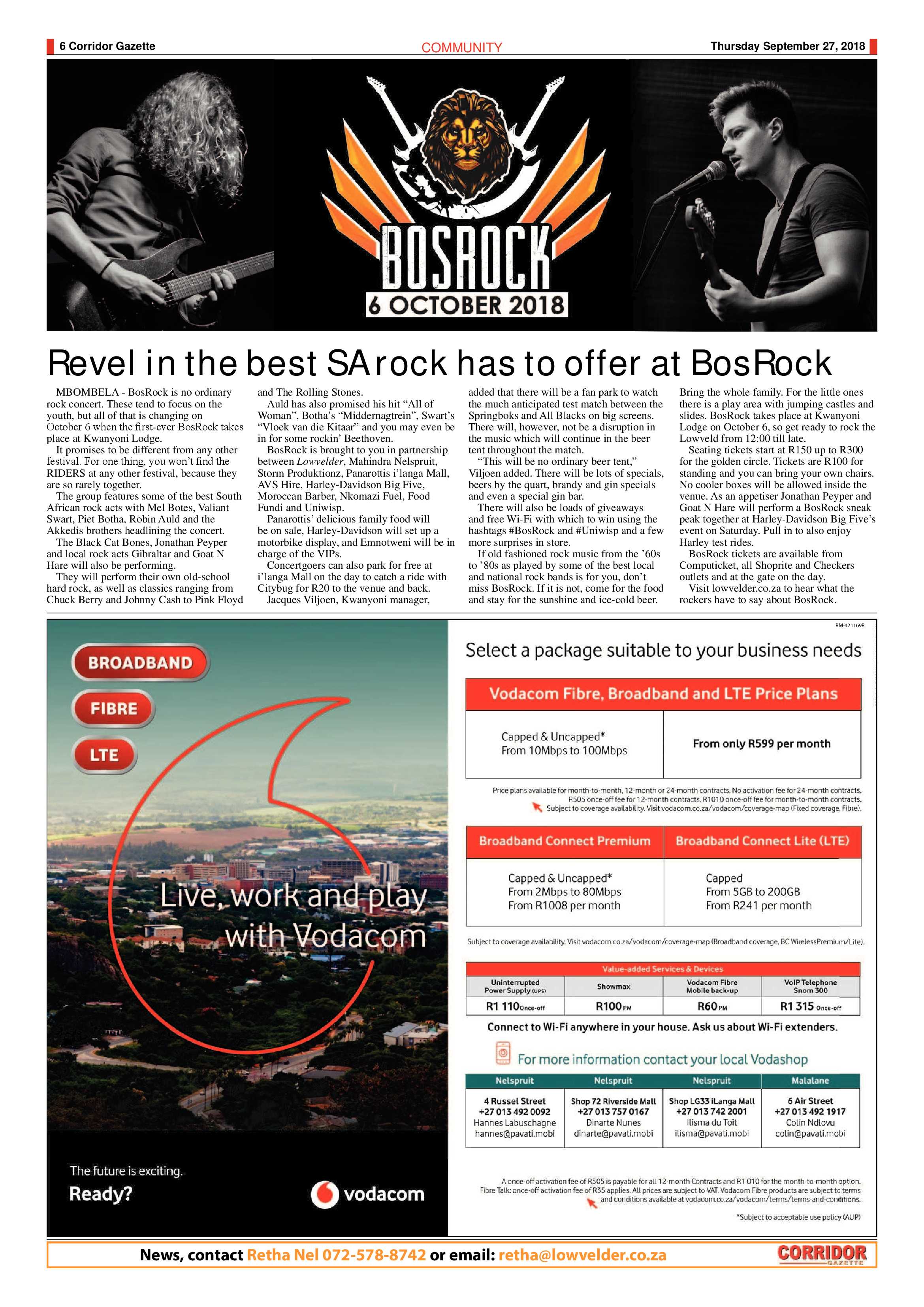 Corridor Gazette 27 September 2018 page 6