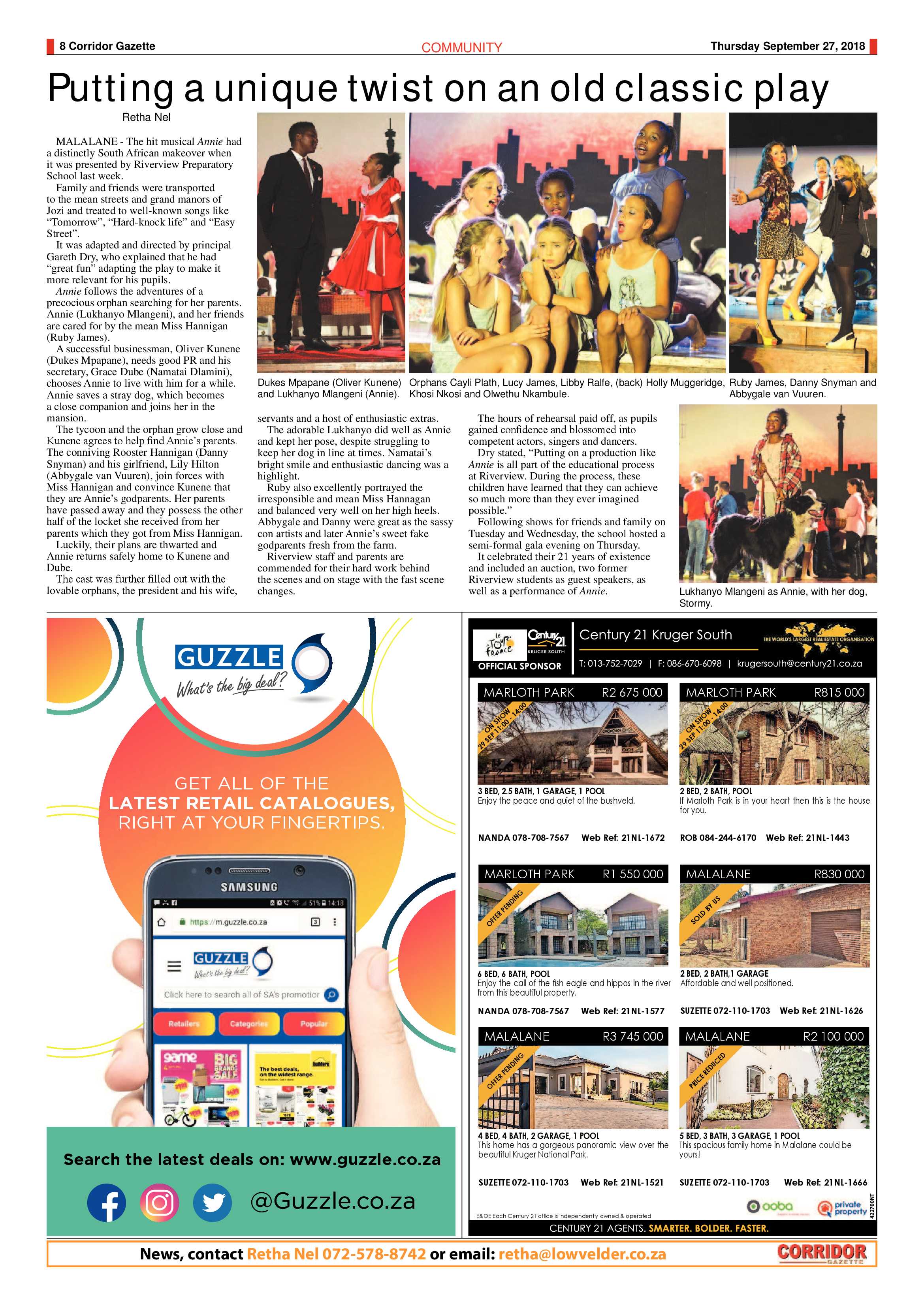 Corridor Gazette 27 September 2018 page 8