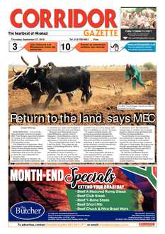 Corridor Gazette 27 September 2018
