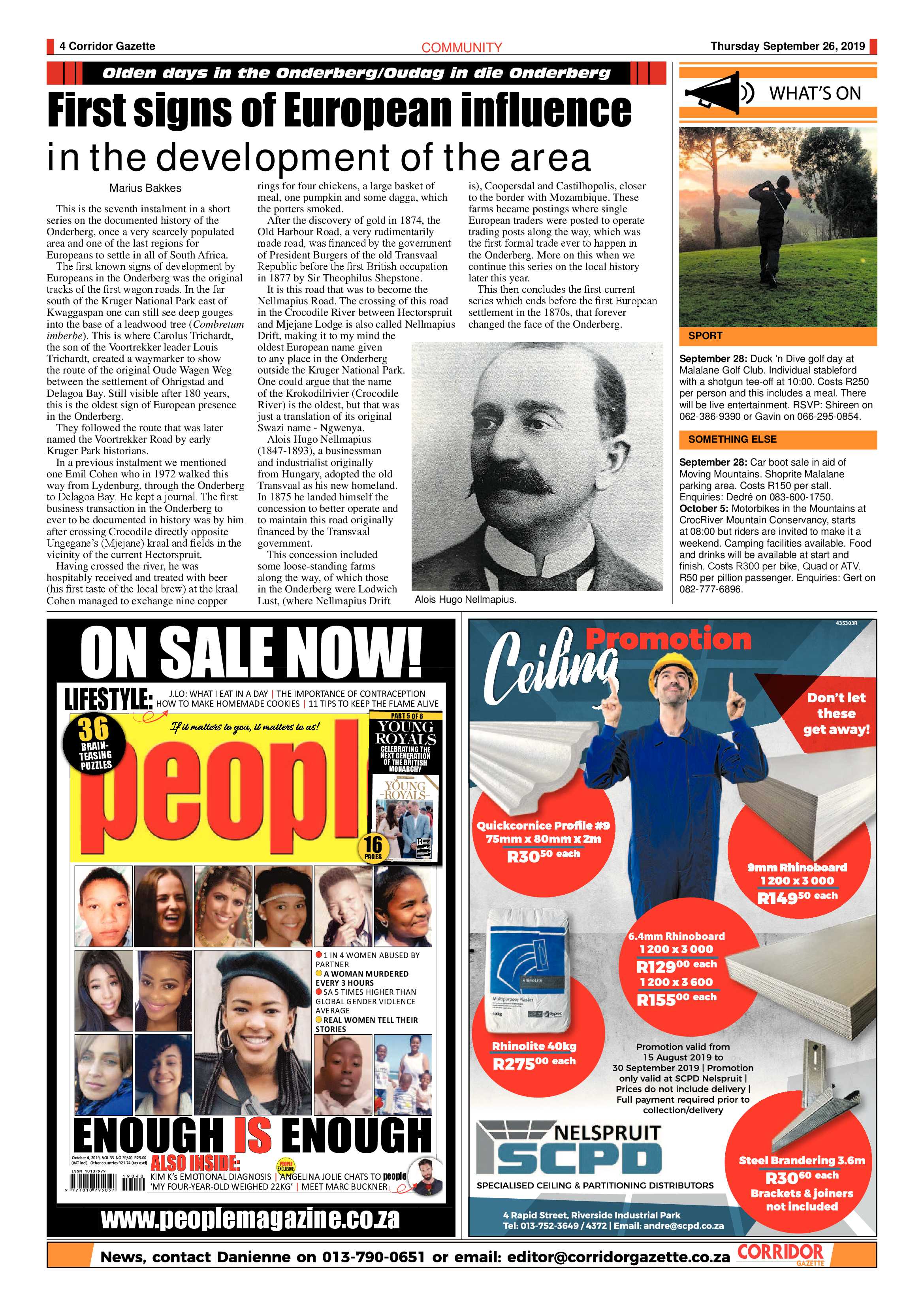 Corridor Gazette 26 September 2019 page 4