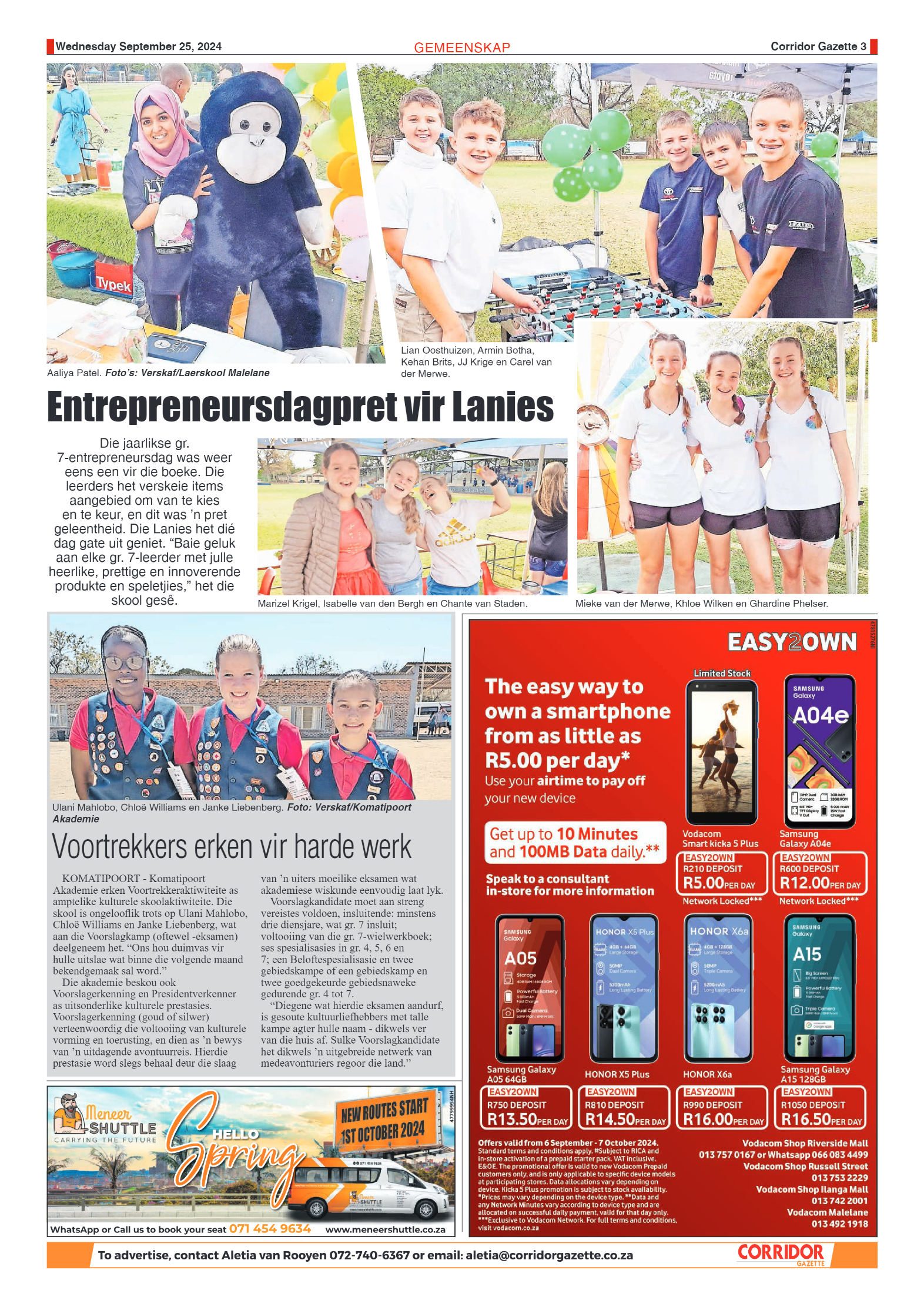 Corridor Gazette 25 September 2024 page 3