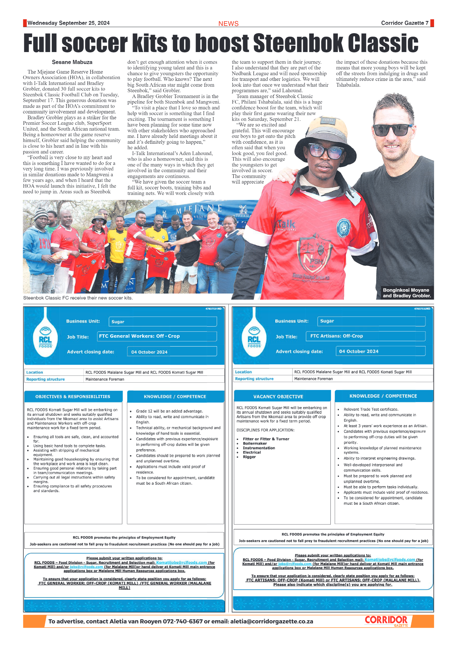 Corridor Gazette 25 September 2024 page 7